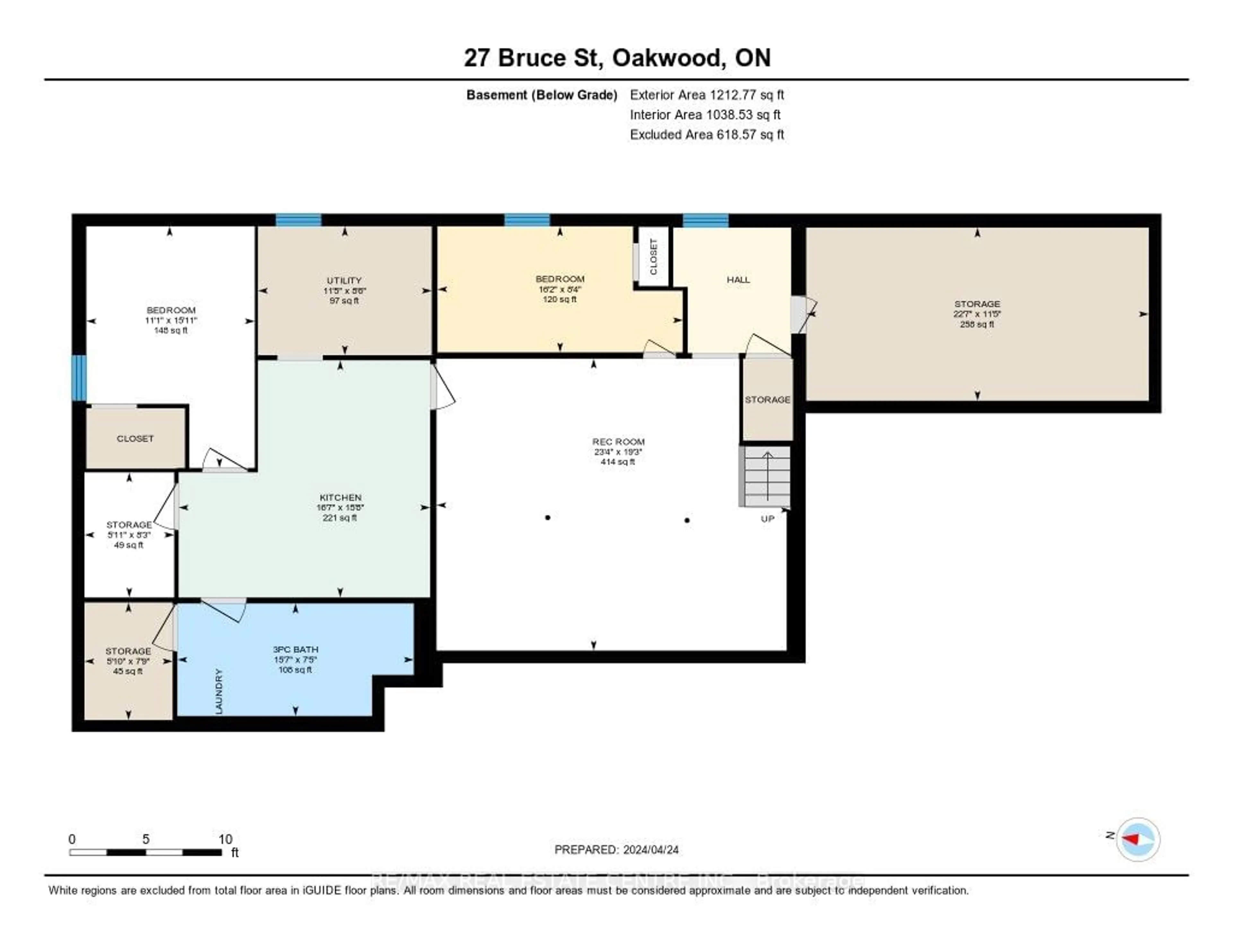 Floor plan for 27 Bruce St, Kawartha Lakes Ontario K0M 2N0
