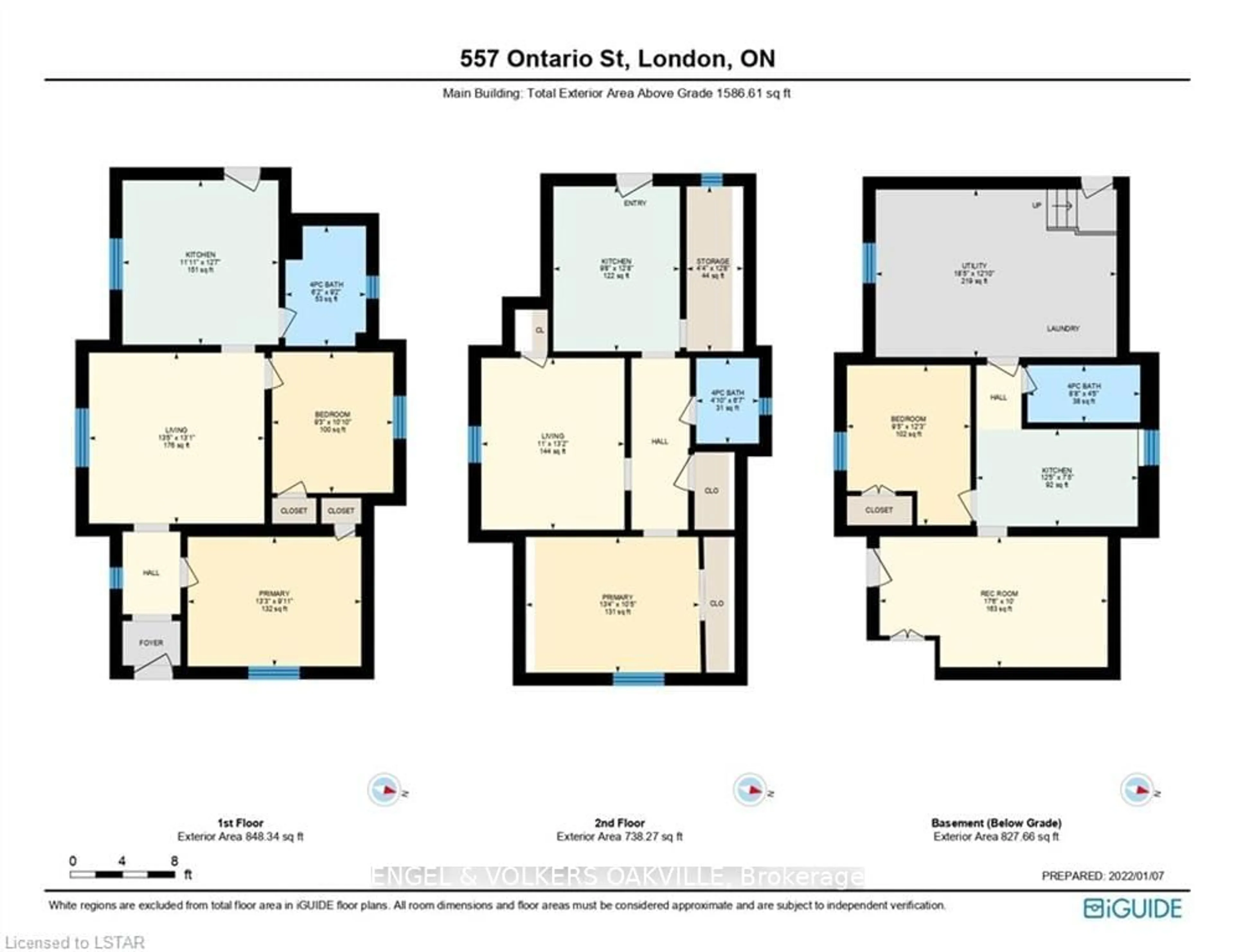 Floor plan for 557 Ontario St, London Ontario N5W 3X9
