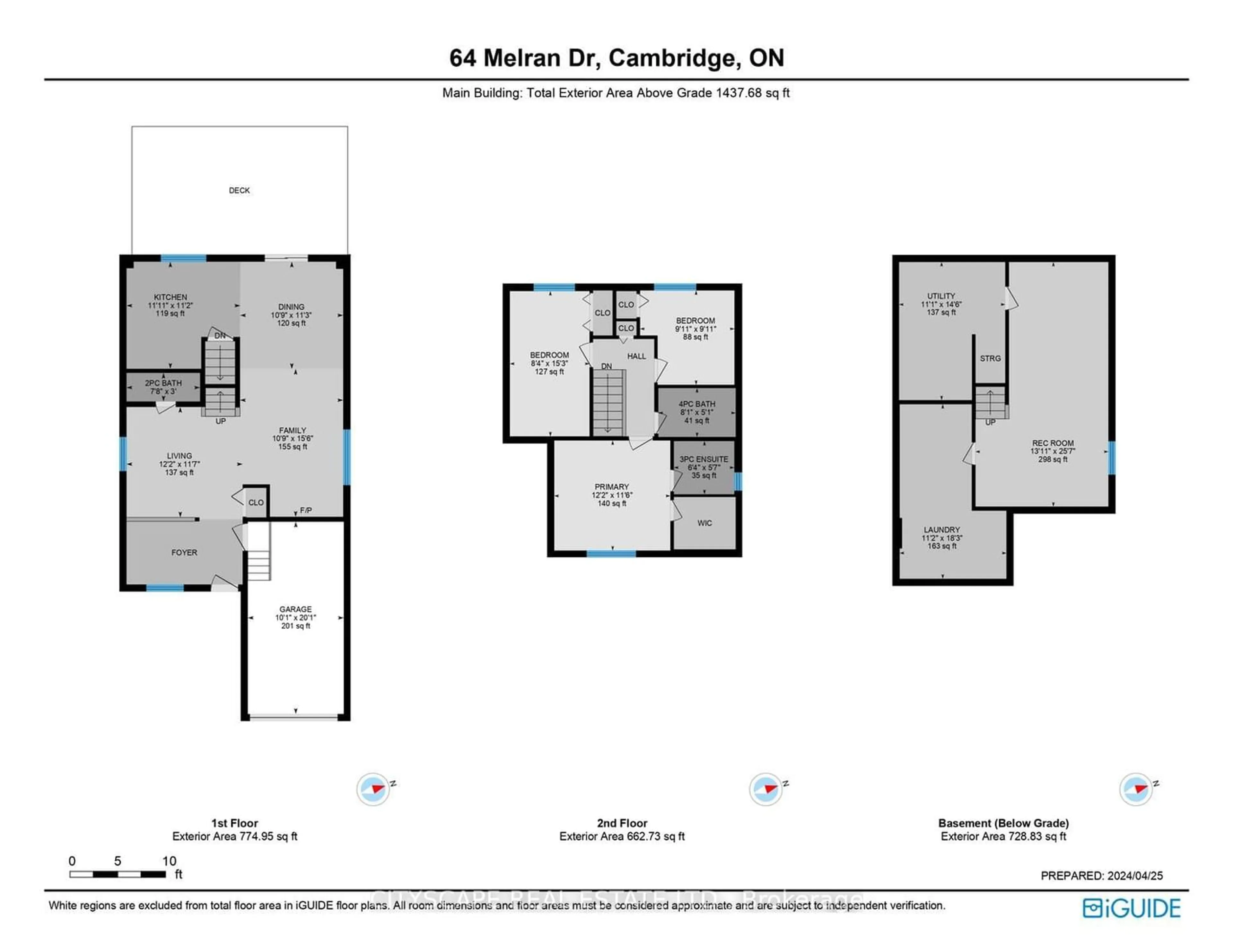 Floor plan for 64 Melran Dr, Cambridge Ontario N3C 4C3