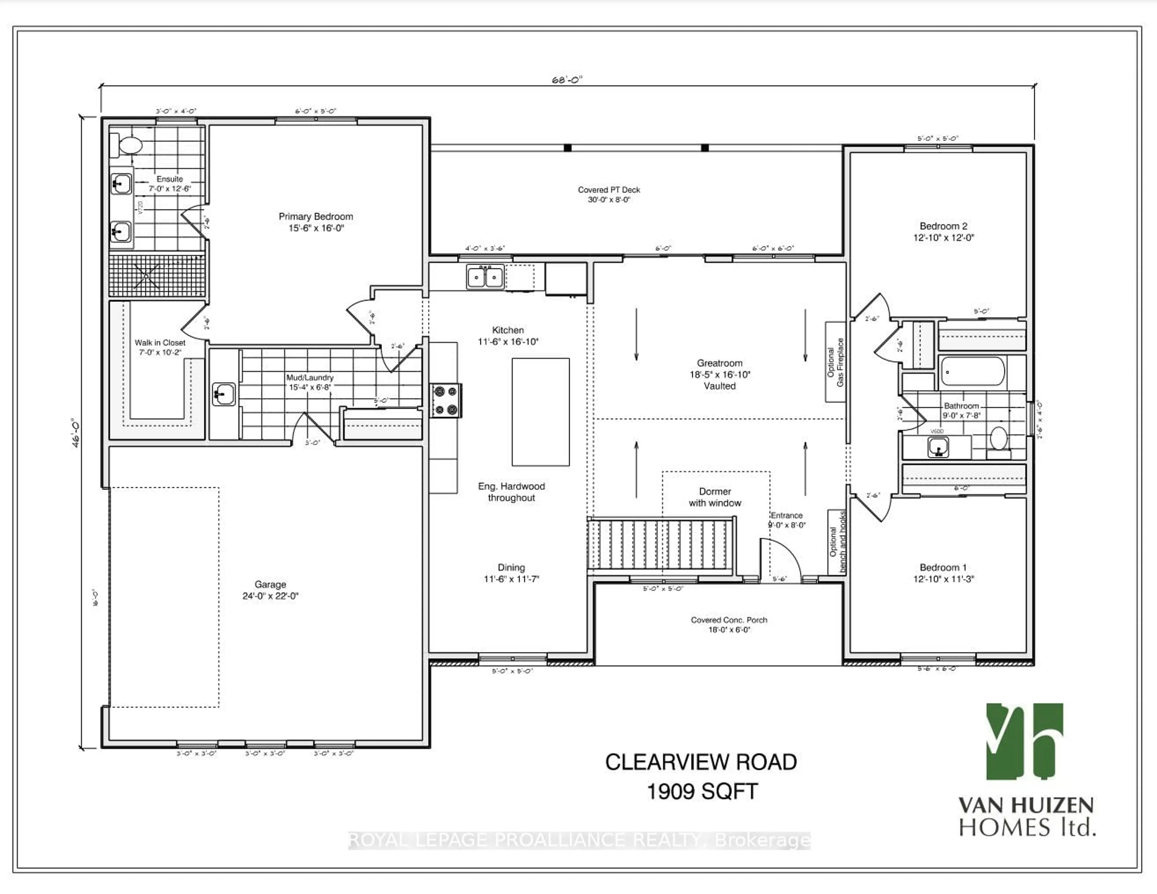 Floor plan for 00 Clearview Rd, Centre Hastings Ontario K0K 2Y0