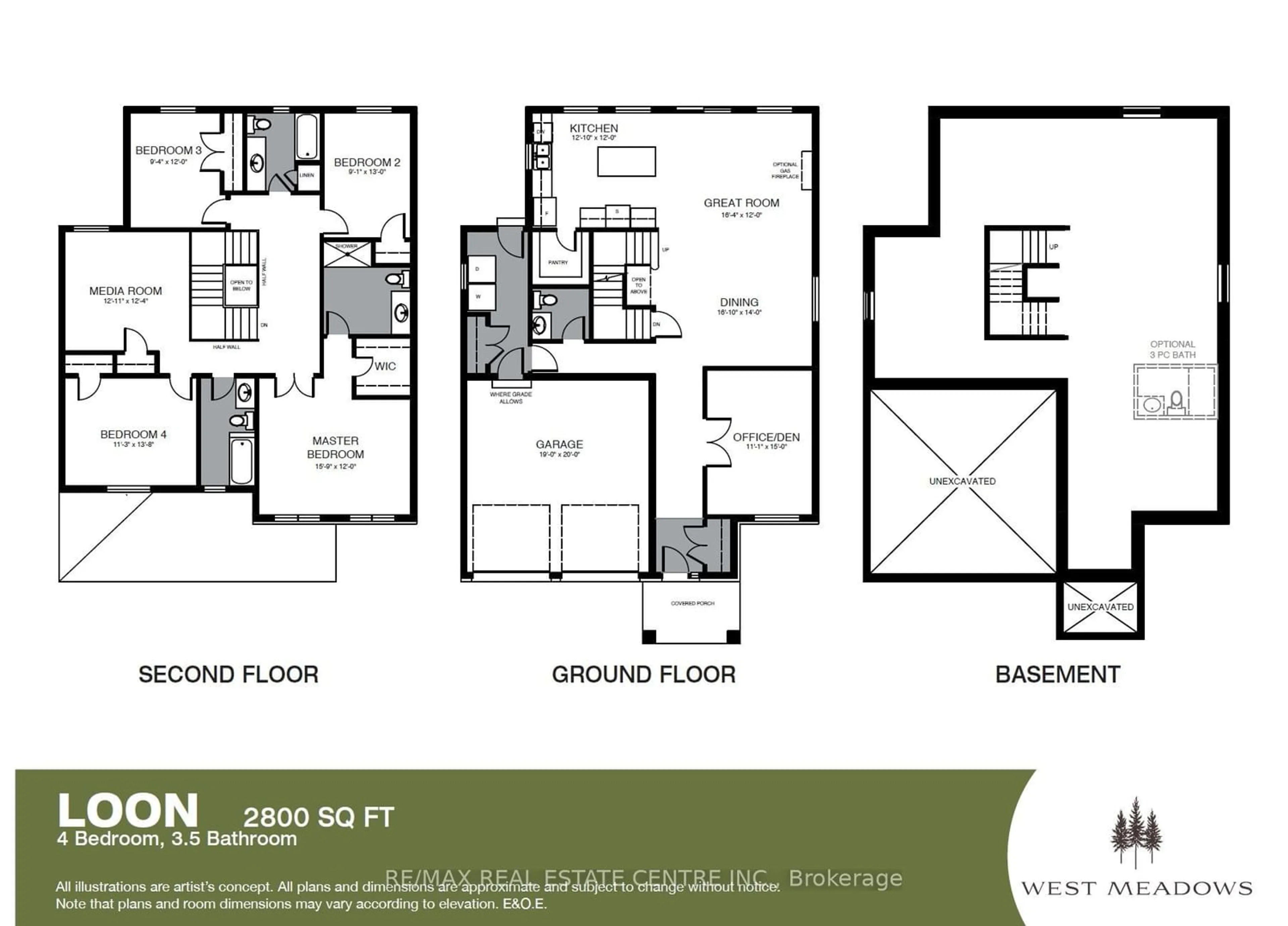Floor plan for 218 Beasley Cres, Prince Edward County Ontario K0K 2T0