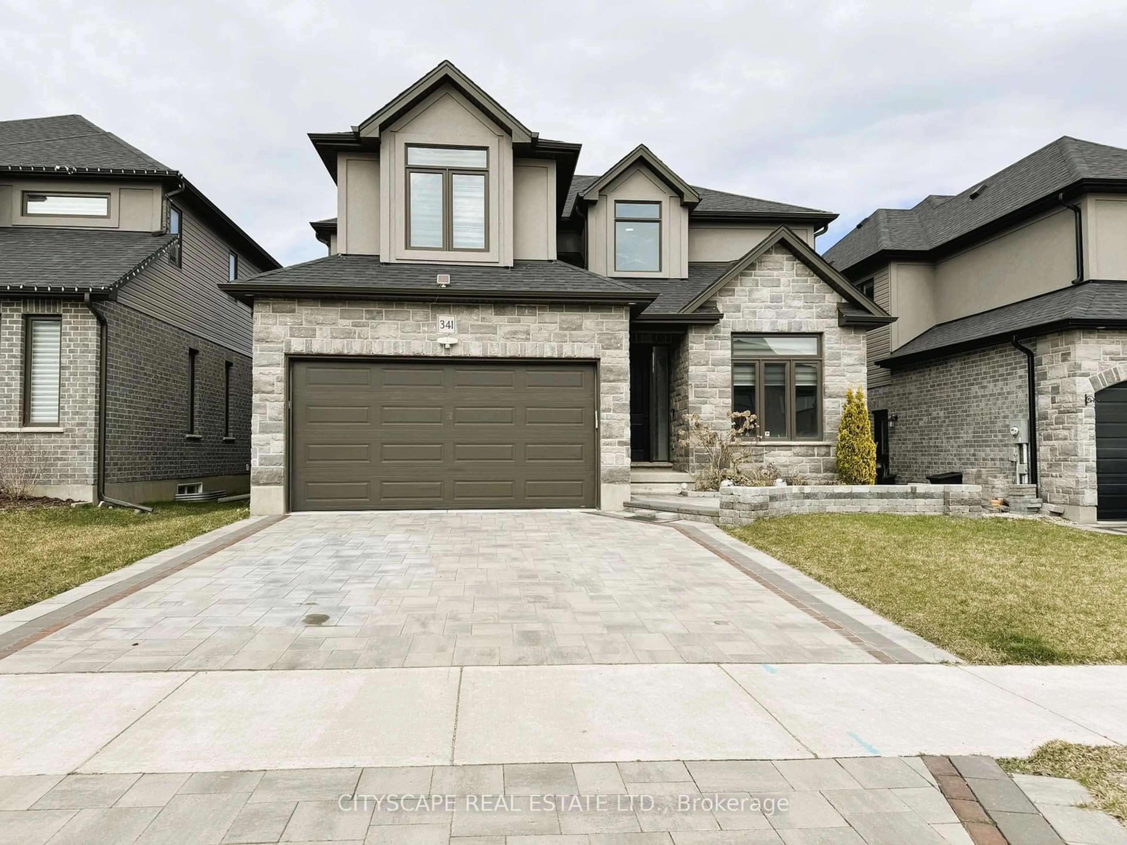 Frontside or backside of a home for 341 Masters Dr, Woodstock Ontario N4T 0L2
