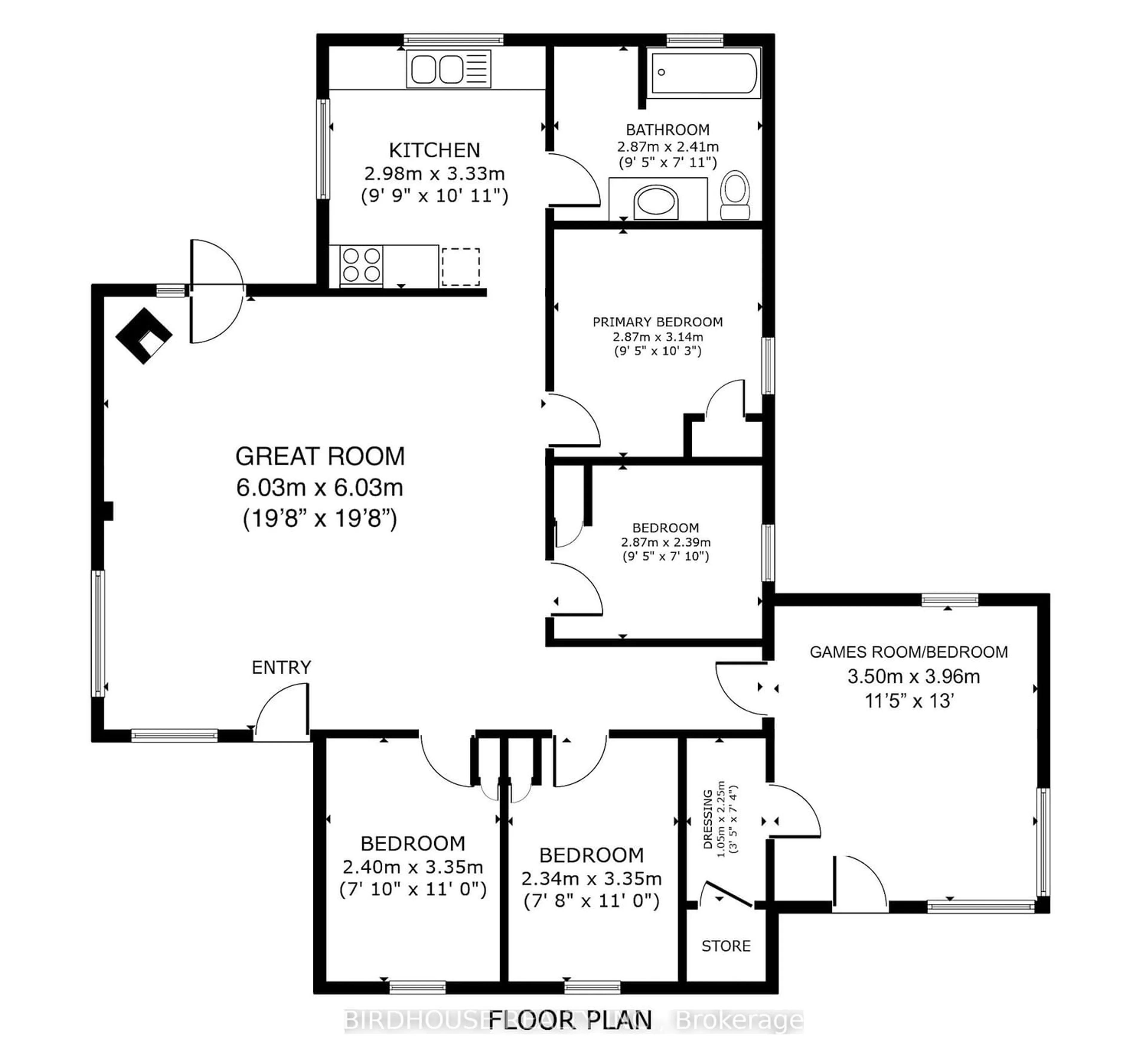 Floor plan for 92 Laidlaw Dr, Kawartha Lakes Ontario K0M 2B0