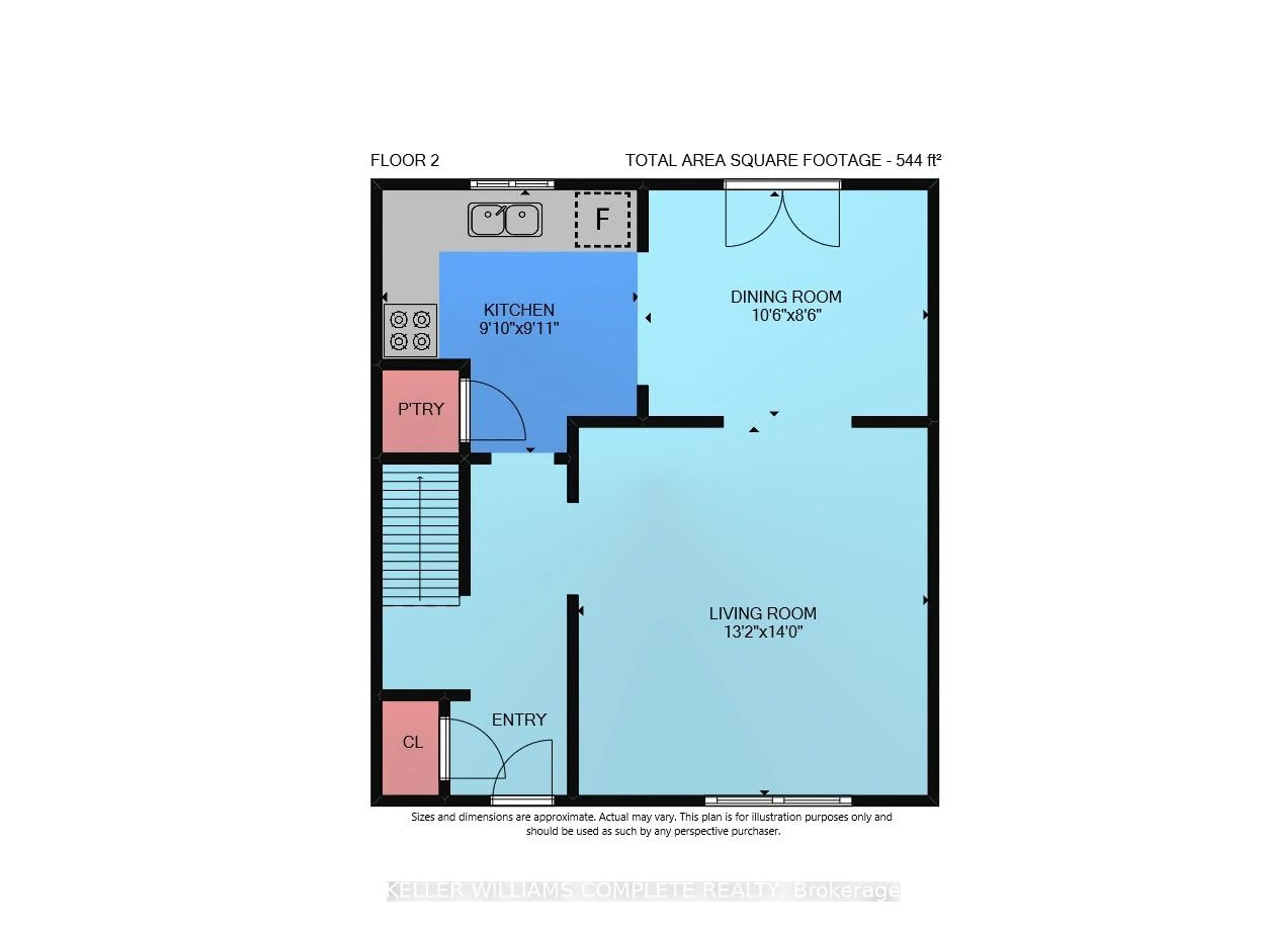 Floor plan for 94 Howard Ave, Hamilton Ontario L9A 2W5