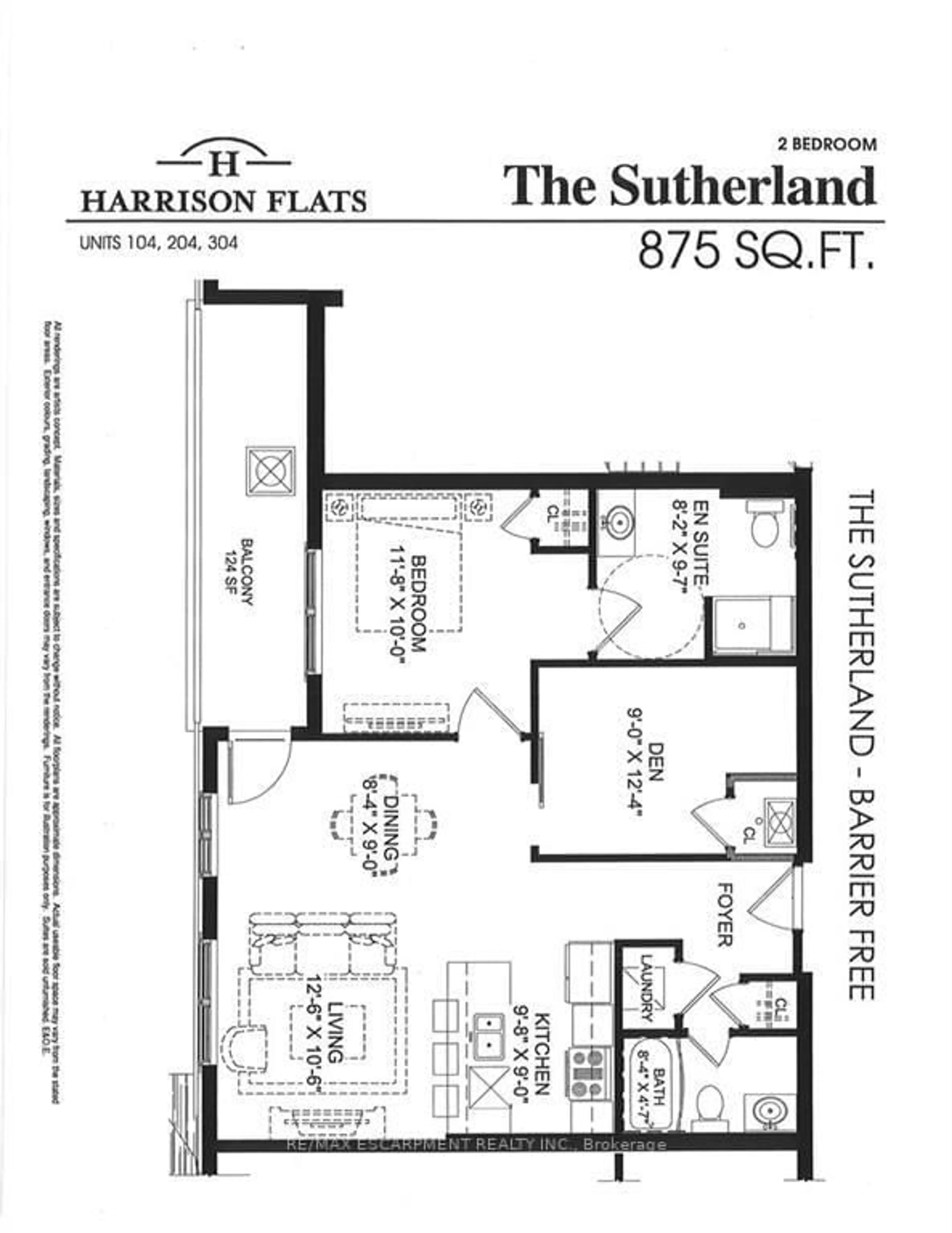 Floor plan for 67 Haddington St #304, Haldimand Ontario N3M 2H2