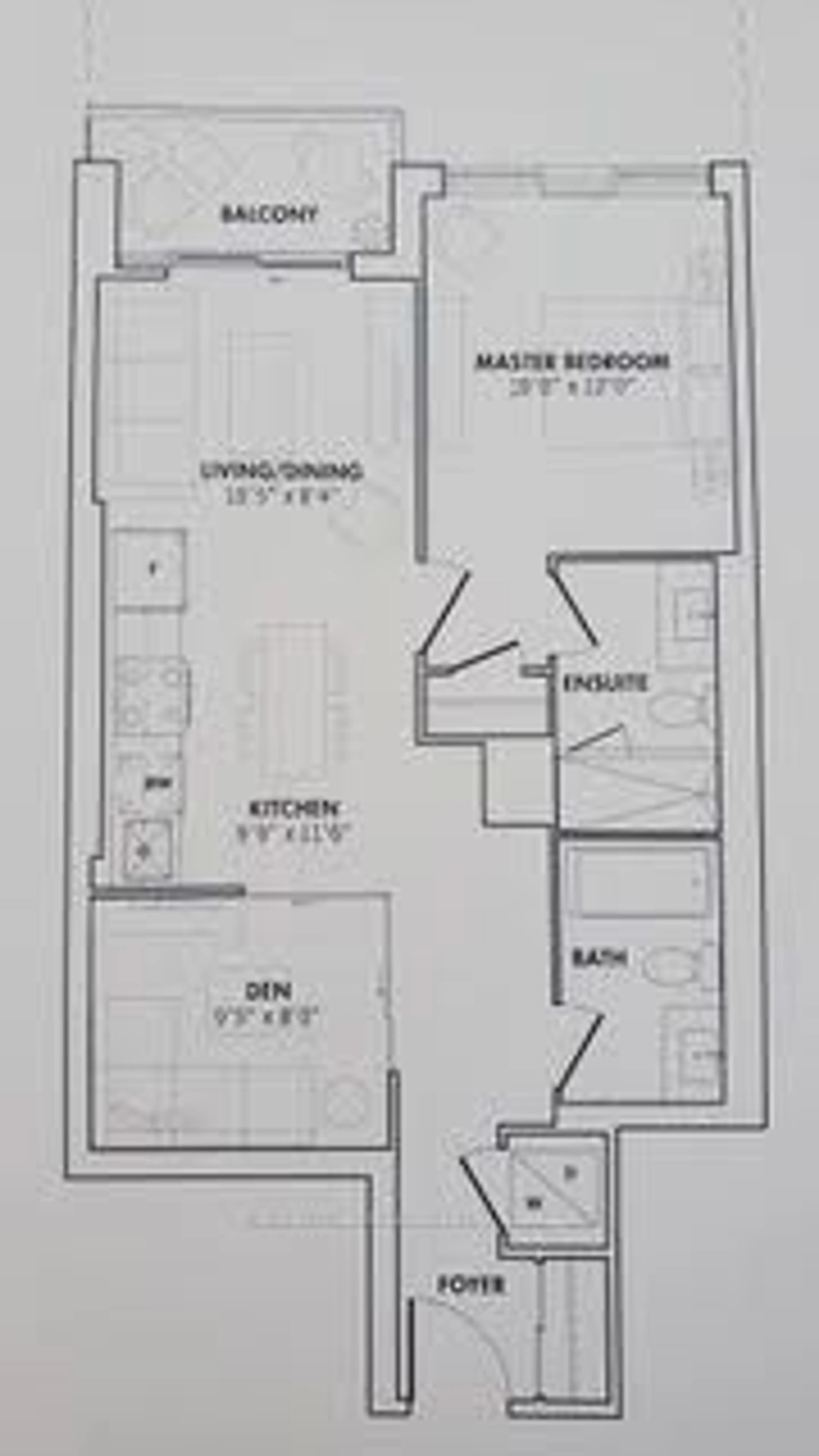 Floor plan for 385 Winston Rd #1012, Grimsby Ontario L3M 4E8