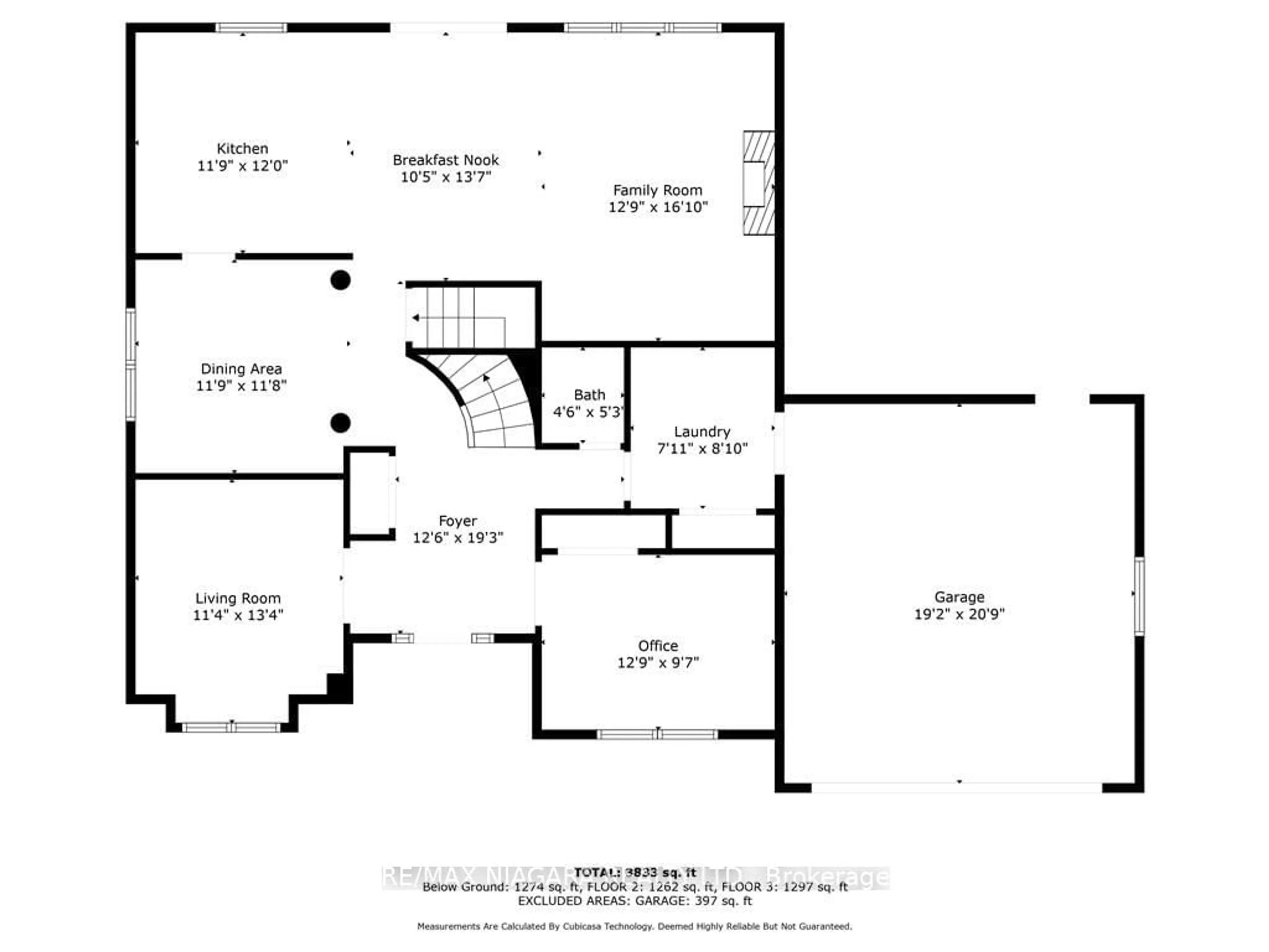 Floor plan for 62 Rolling Meadows Blvd, Pelham Ontario L0S 1E4