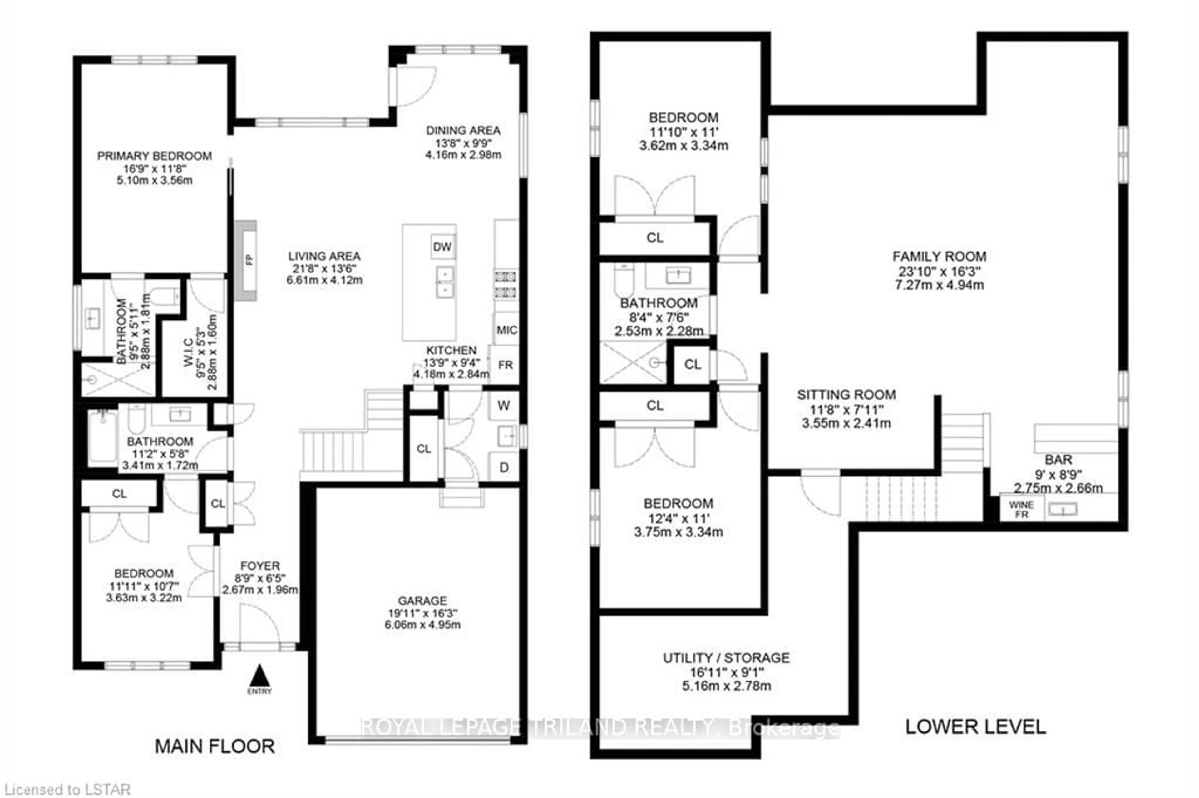 Floor plan for 93 Gill Rd, Lambton Shores Ontario N0M 1T0