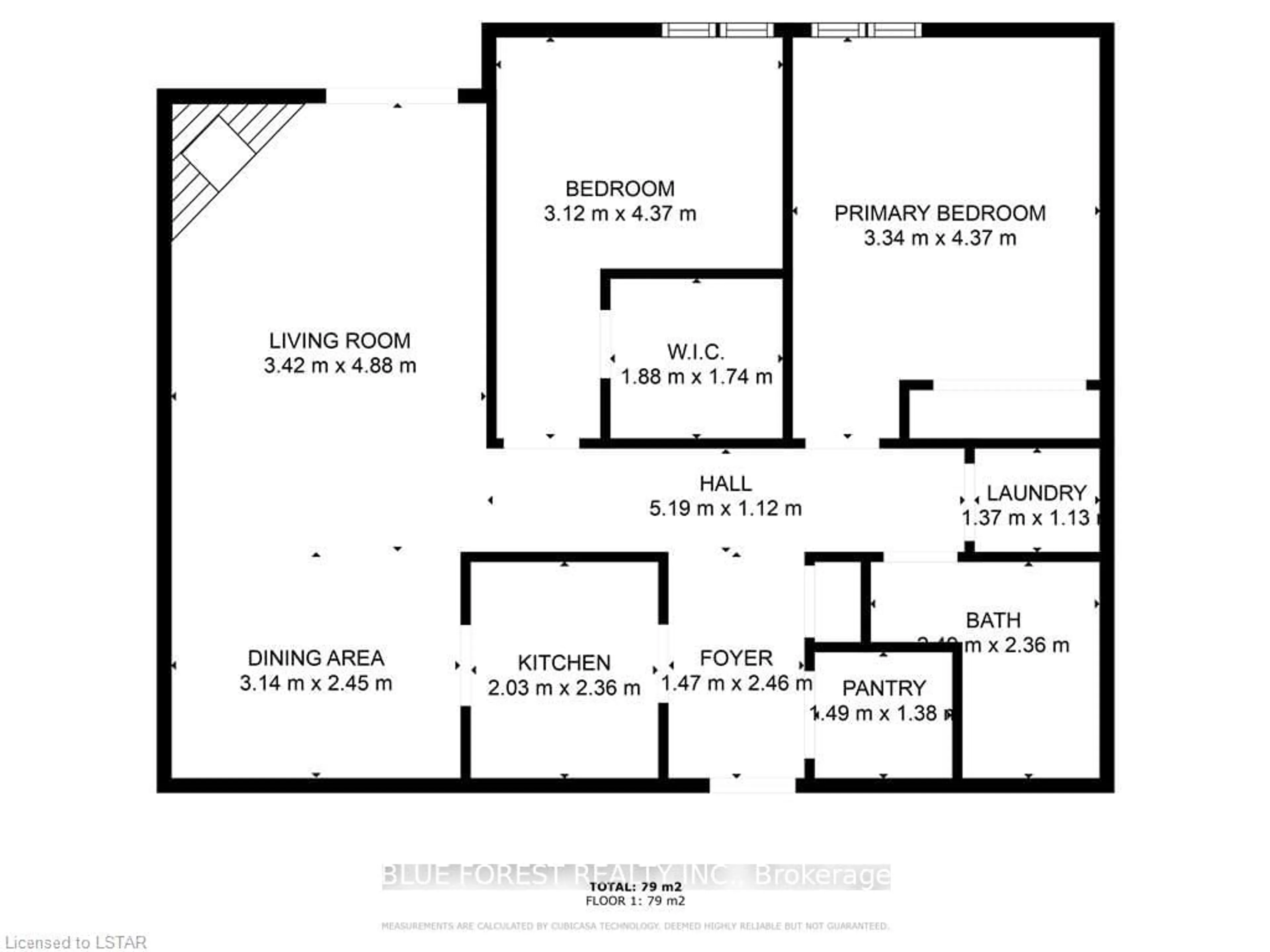 Floor plan for 725 Deveron Cres #120, London Ontario N4Z 4X3