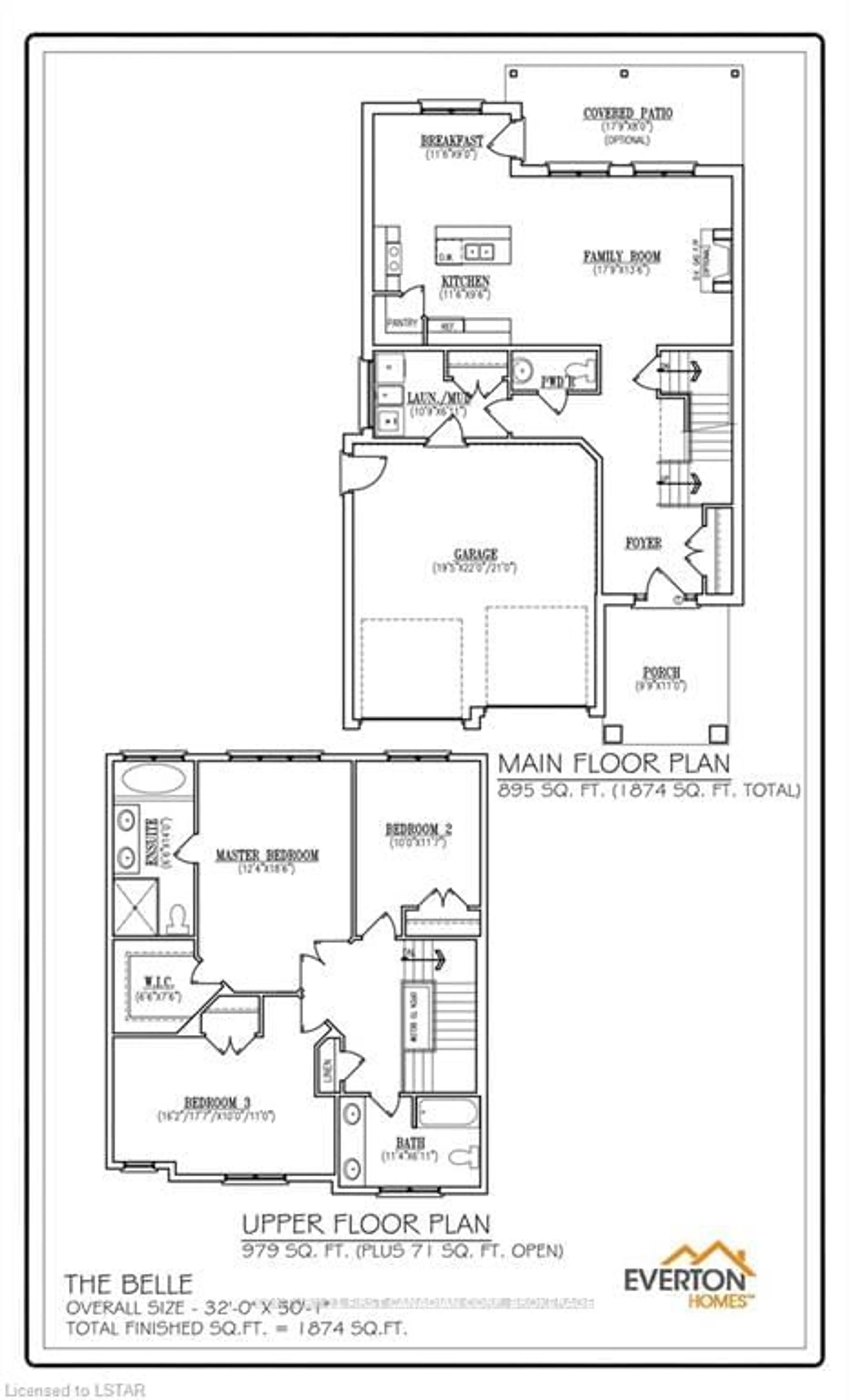 Floor plan for Lot 23 Linkway Blvd, London Ontario N6K 0K9