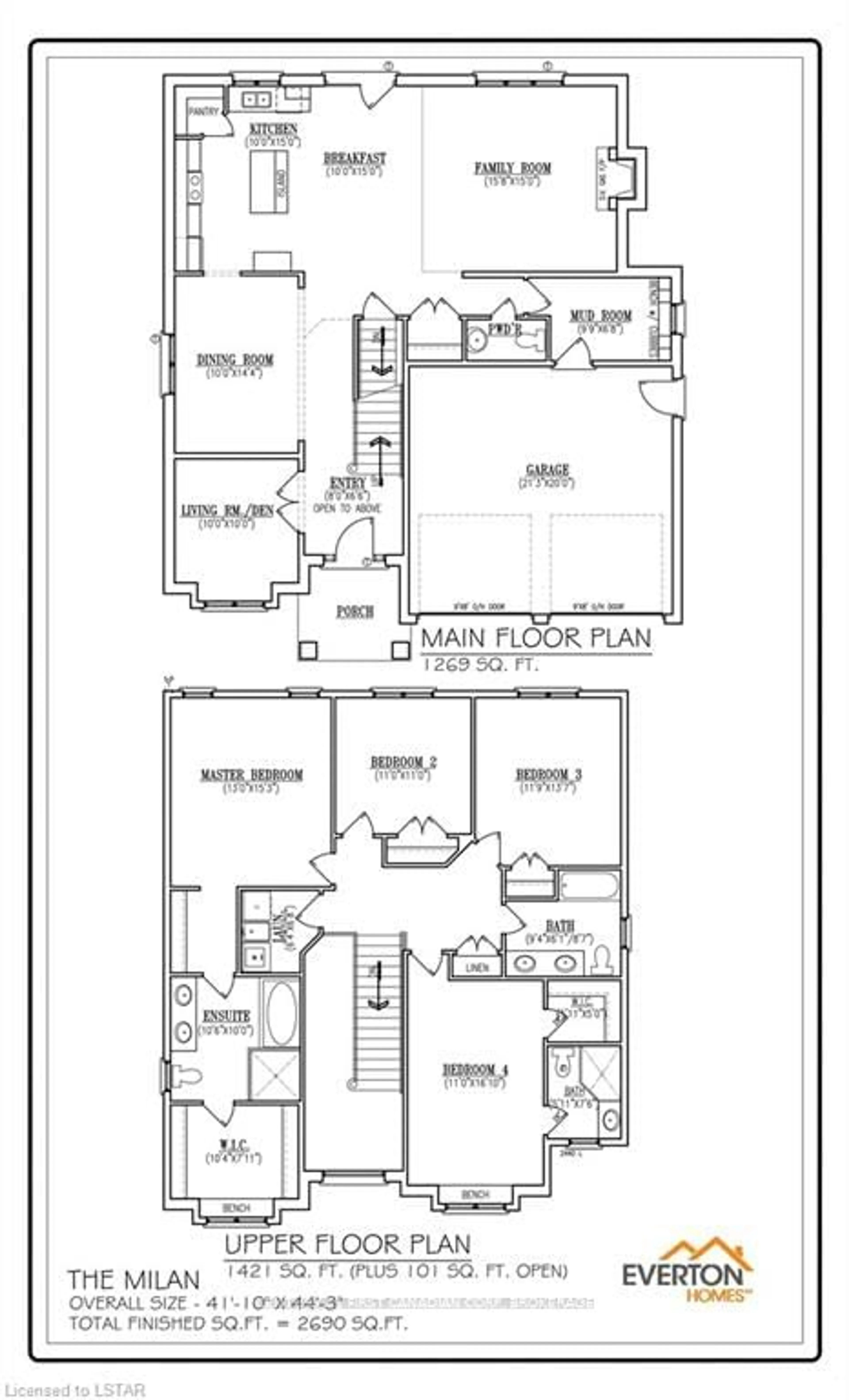 Floor plan for Lot 19 Linkway Blvd, London Ontario N6K 0K9