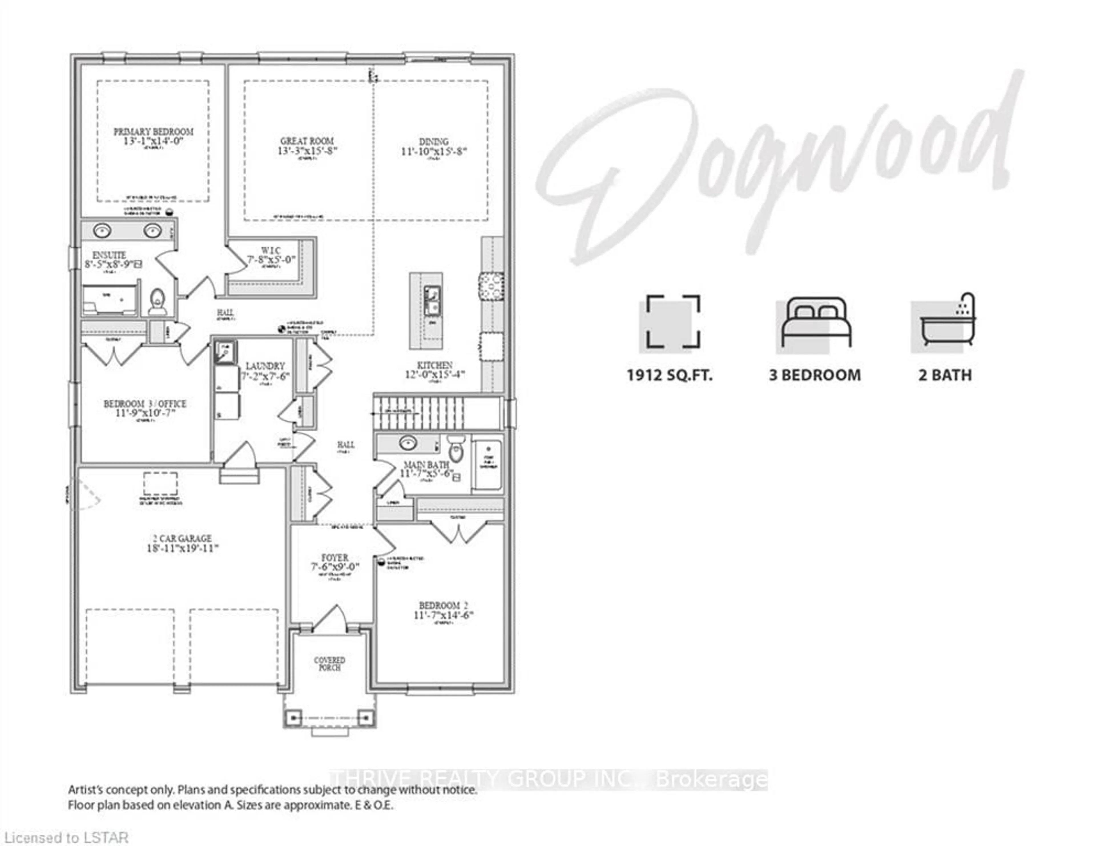 Floor plan for 14 Aspen Circ, Thames Centre Ontario N0M 0A4