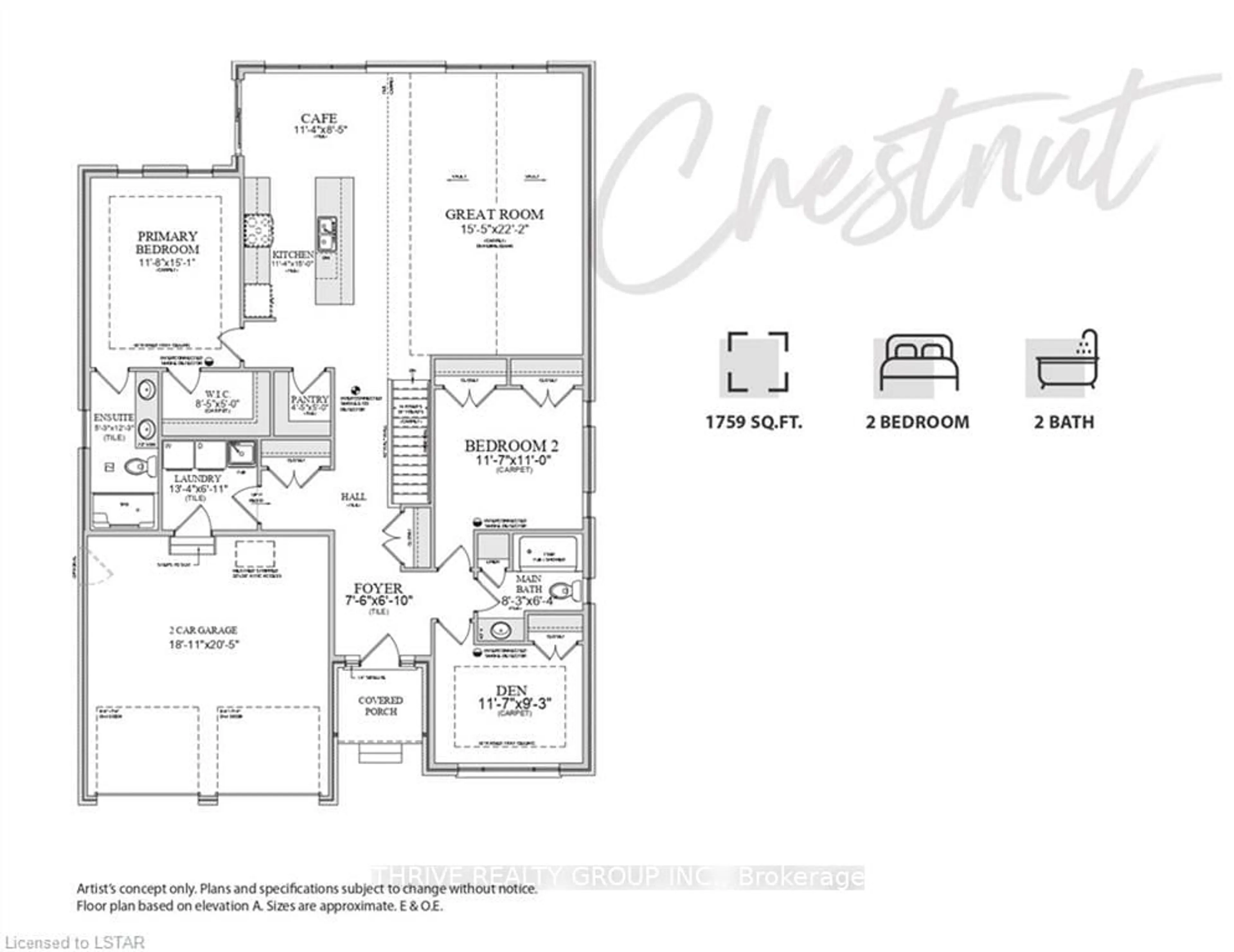 Floor plan for 117 Aspen Circ, Thames Centre Ontario N0M 0A4