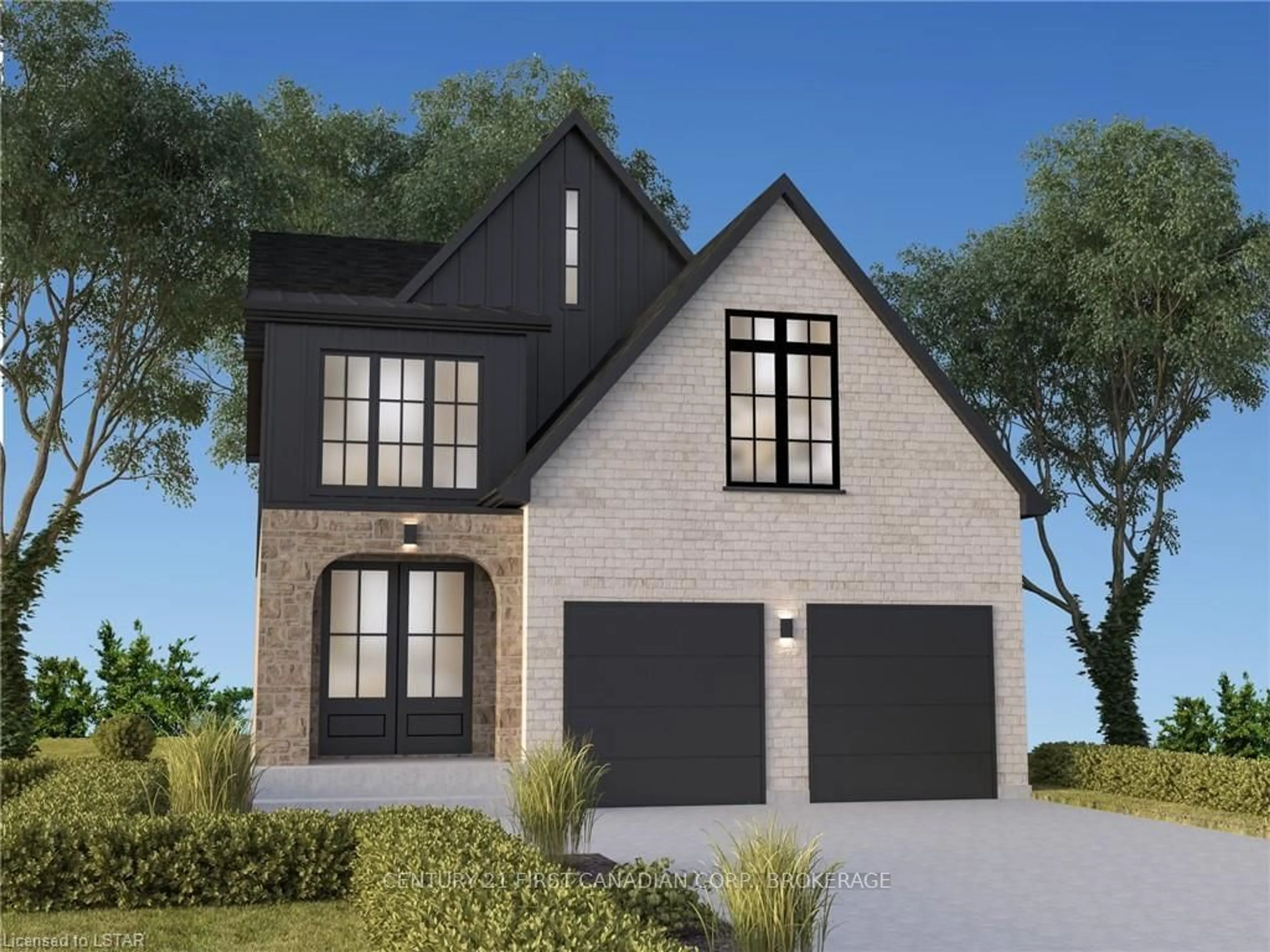 Home with brick exterior material for Lot 129 Big Leaf Tr, London Ontario N6P 1H5