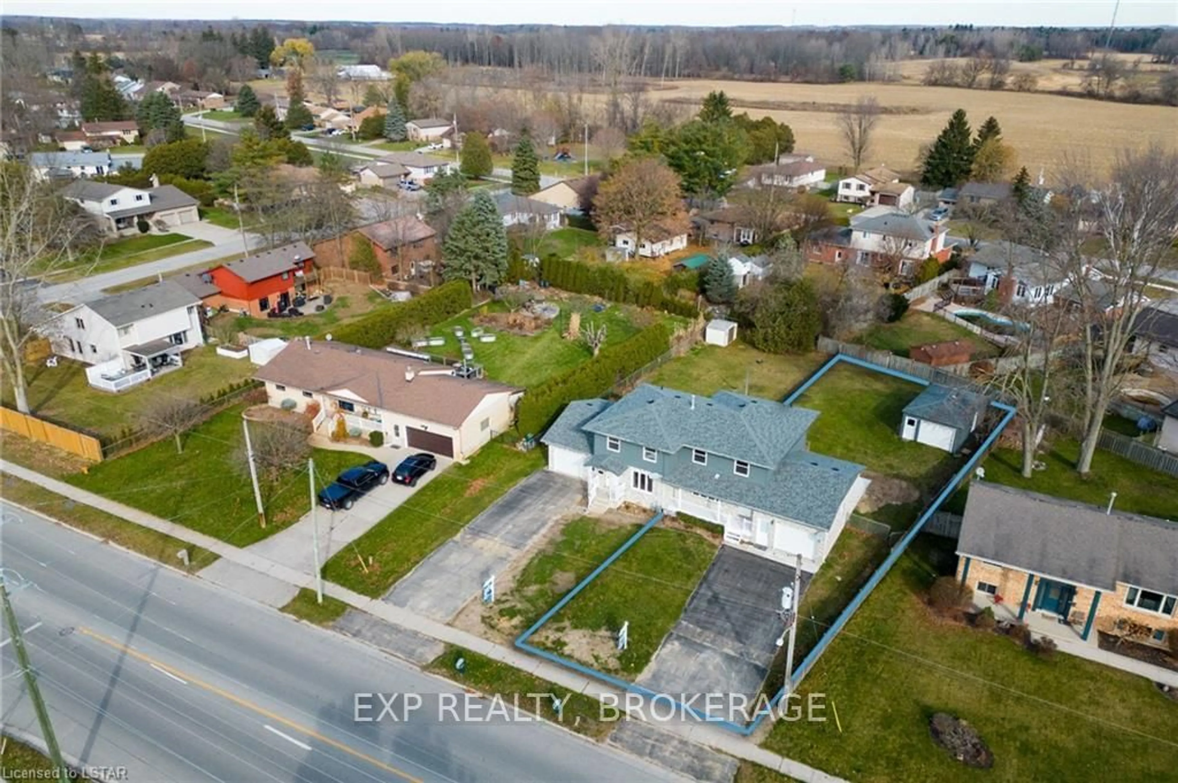 Frontside or backside of a home for 22264 Adelaide St, Strathroy-Caradoc Ontario N0L 1W0