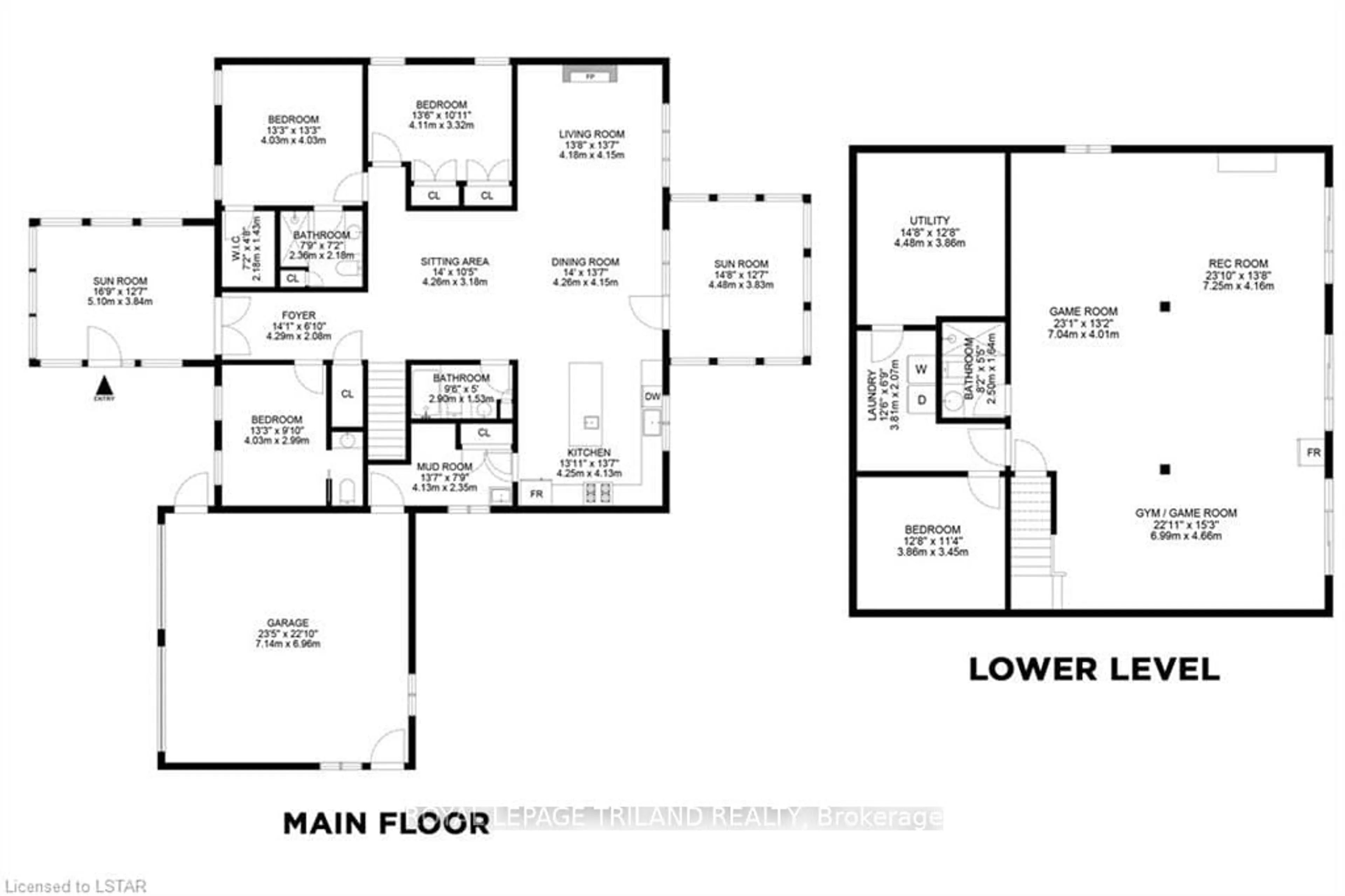 Floor plan for 10099 Jennison Cres, Lambton Shores Ontario N0M 1T0