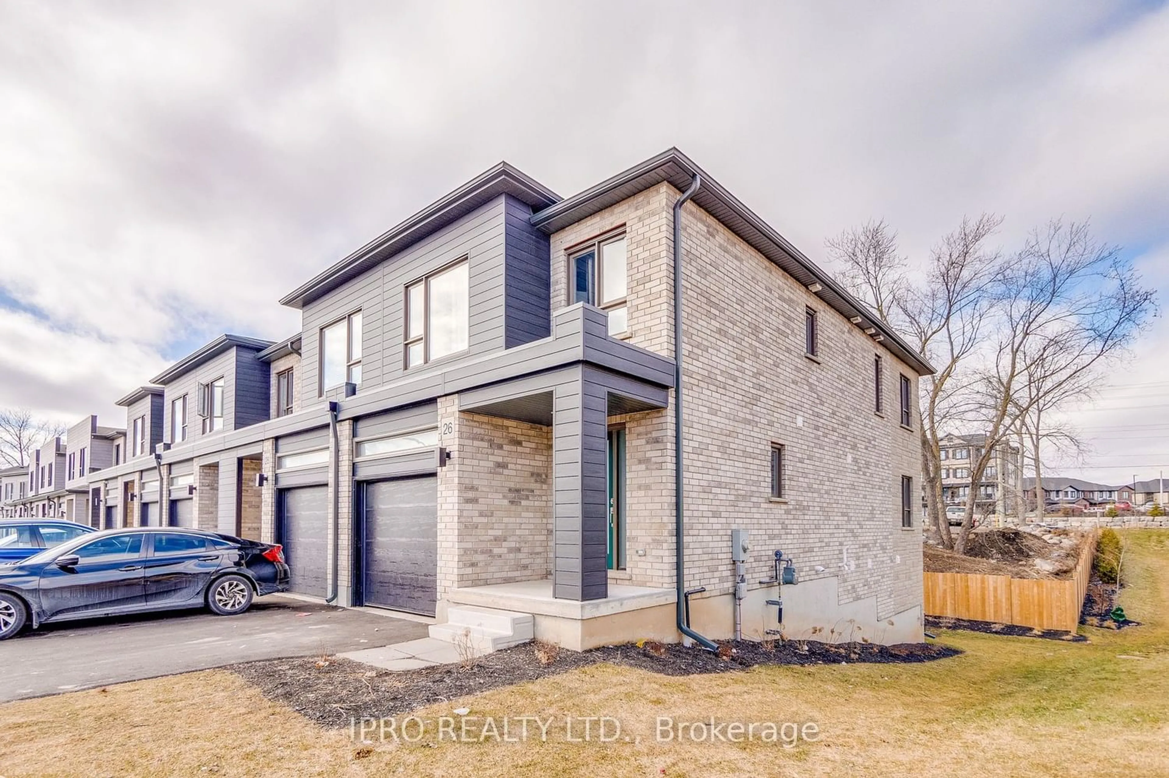Home with brick exterior material for 26 Pony Way, Kitchener Ontario N2R 0R8