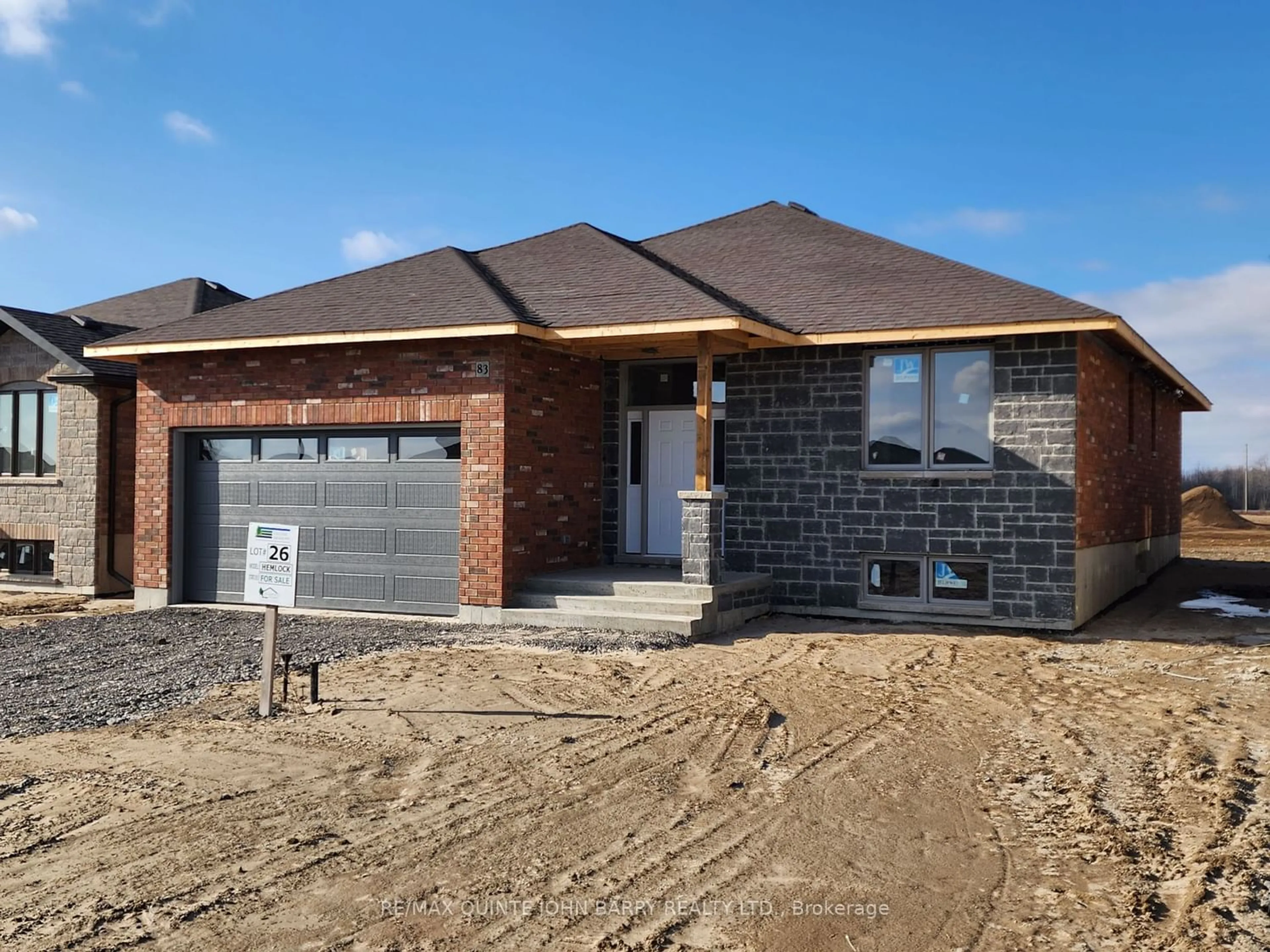 Home with brick exterior material for 83 Hillside Meadow Dr #26, Quinte West Ontario K8V 0J5