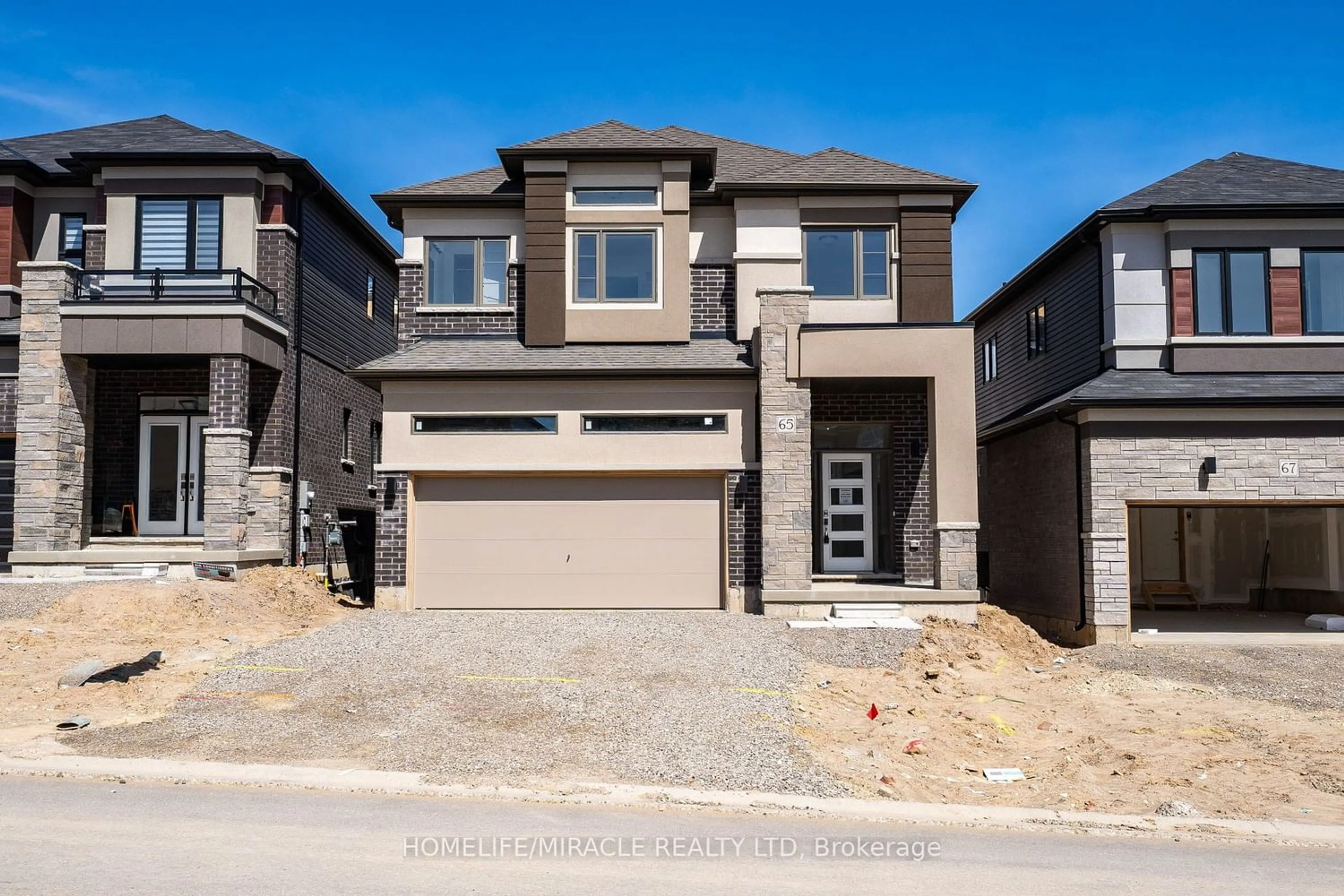 Frontside or backside of a home for 65 George Brier Dr, Brant Ontario N3L 0M2