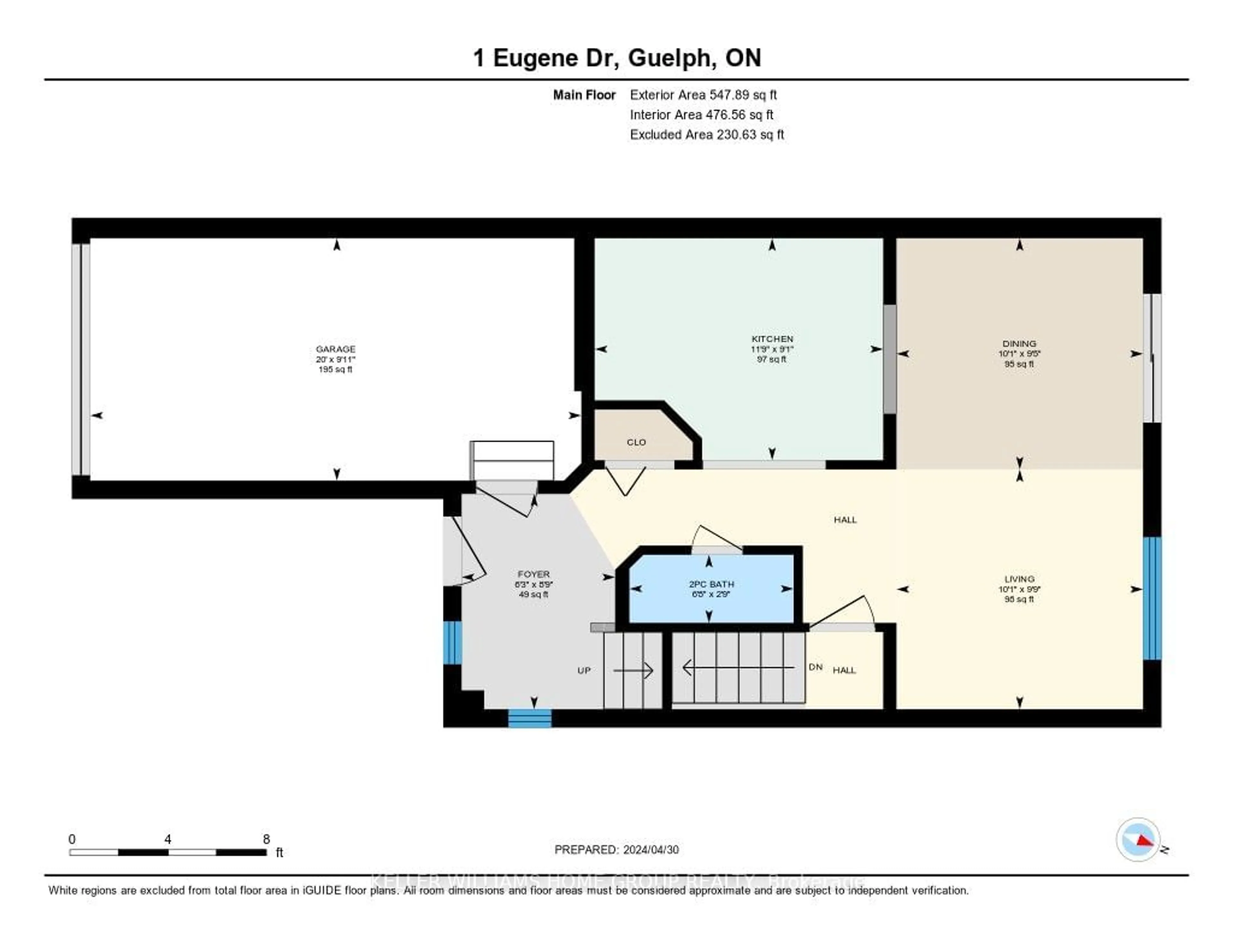 Floor plan for 1 Eugene Dr, Guelph Ontario N1L 1P6