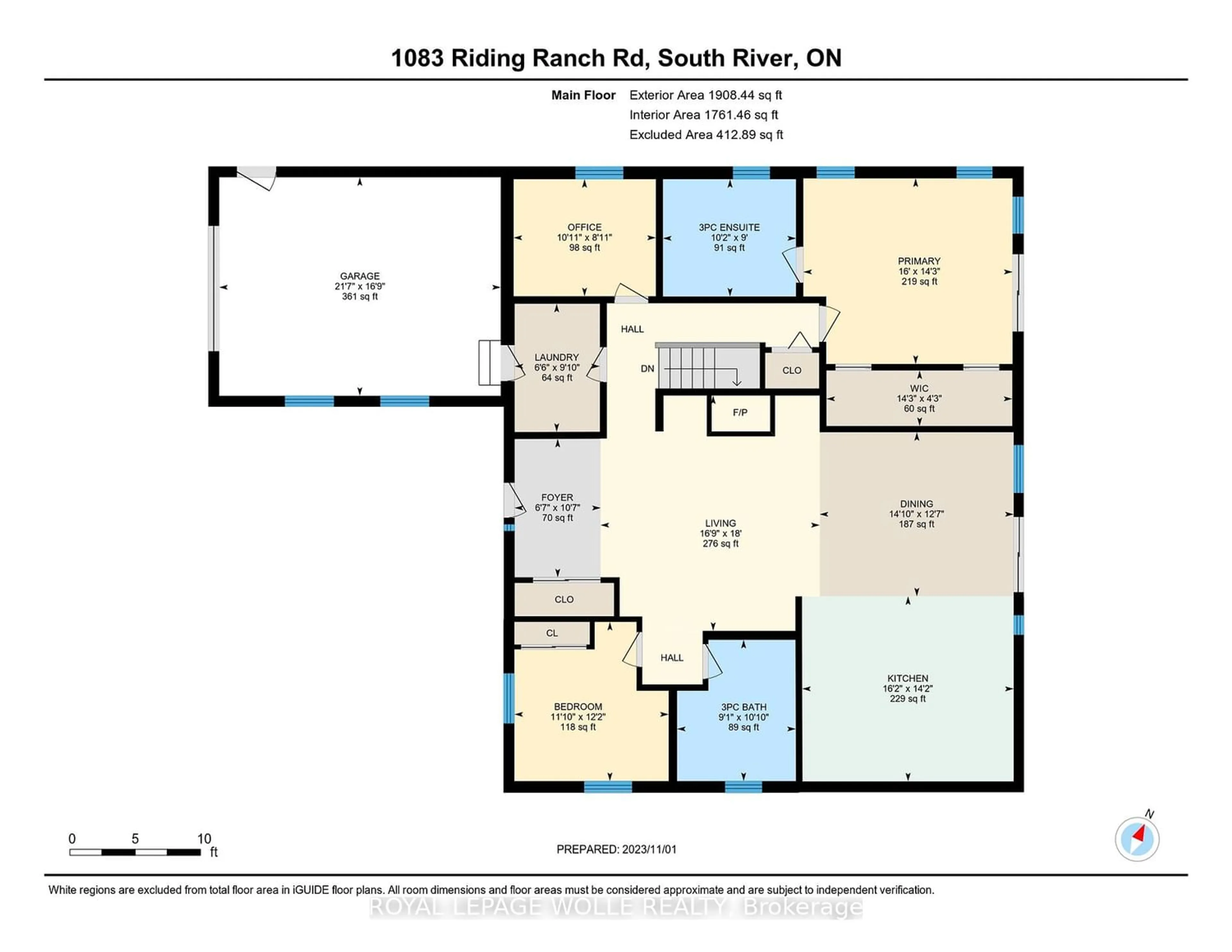 Floor plan for 1083 Riding Ranch Rd, Machar Ontario P0A 1X0