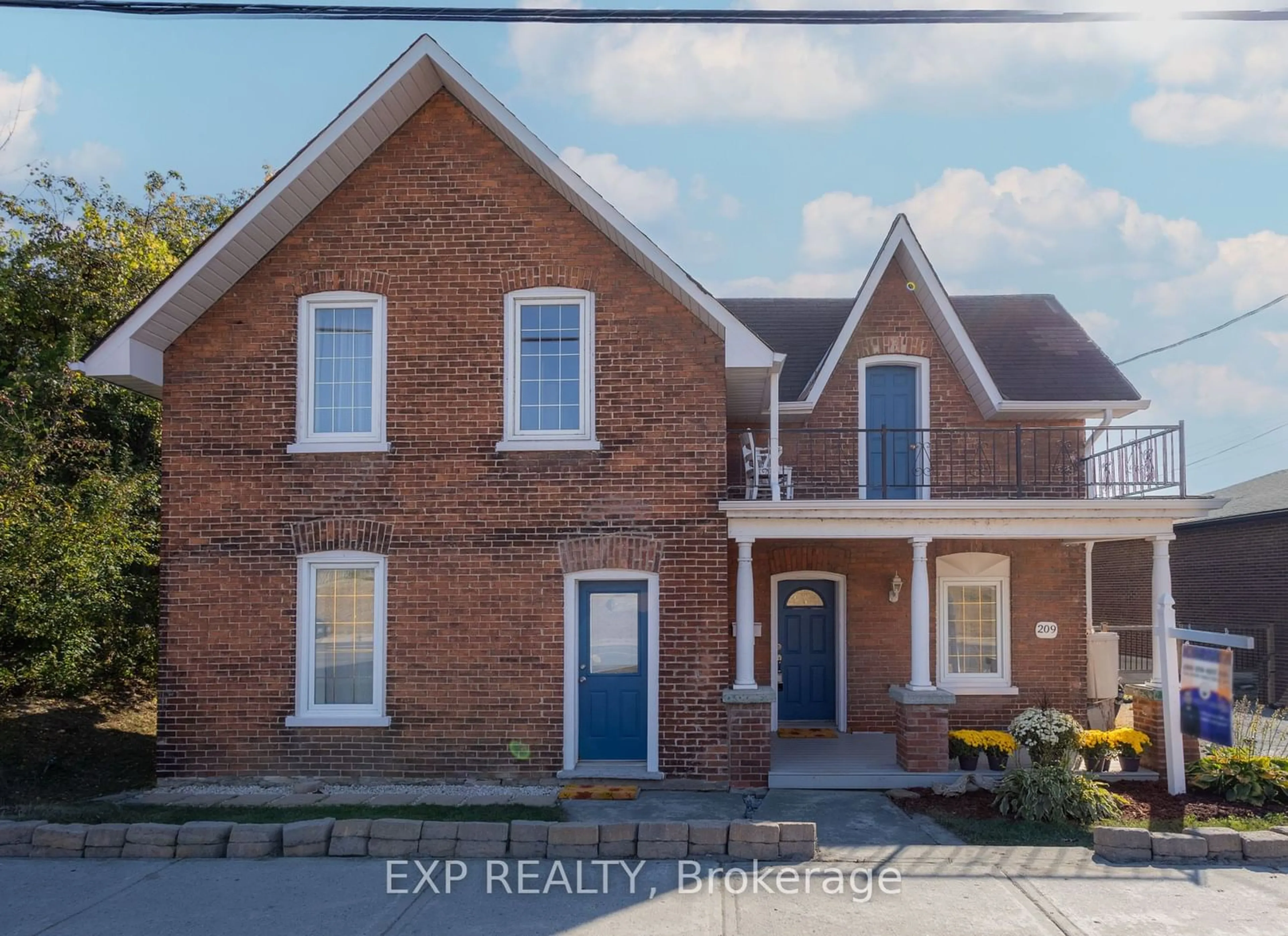 Home with brick exterior material for 209 Dundas St, Quinte West Ontario K8V 1M1
