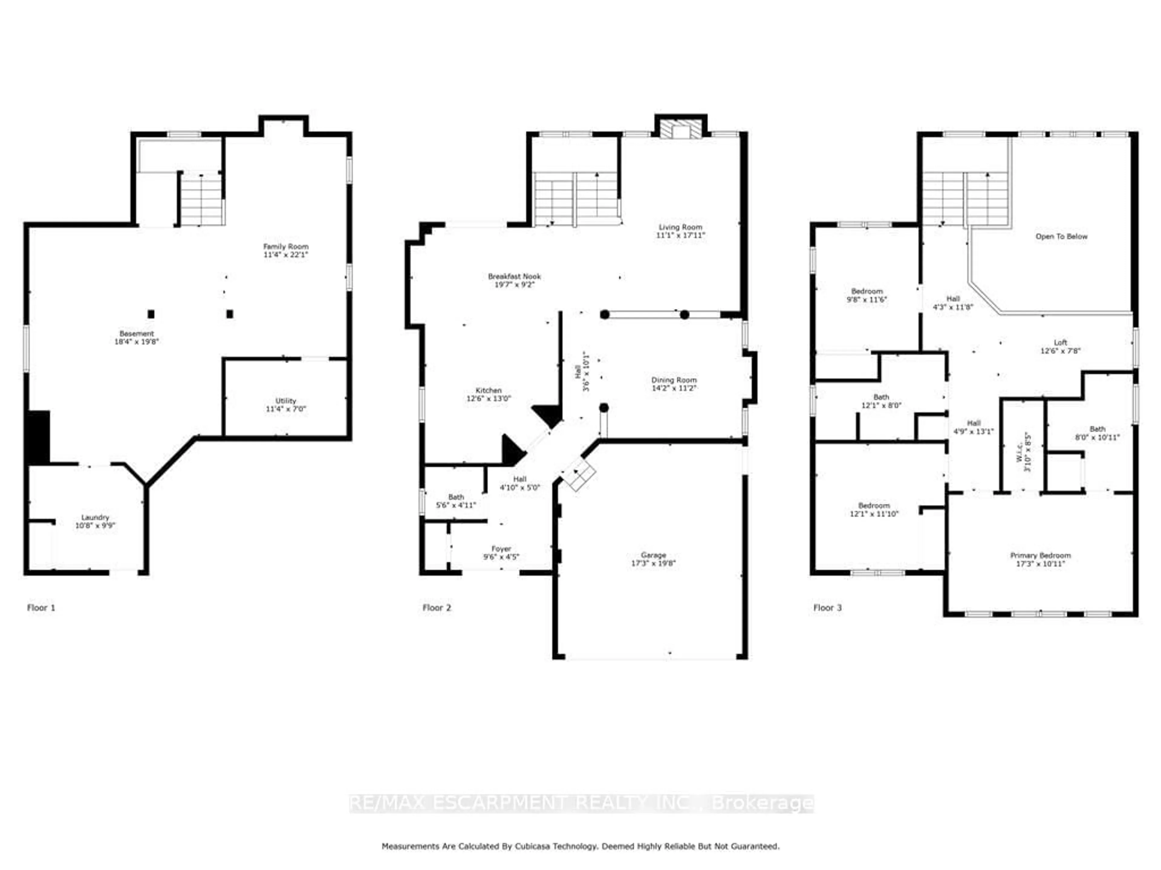 Floor plan for 67 Suffolk St, Hamilton Ontario L9K 1M9