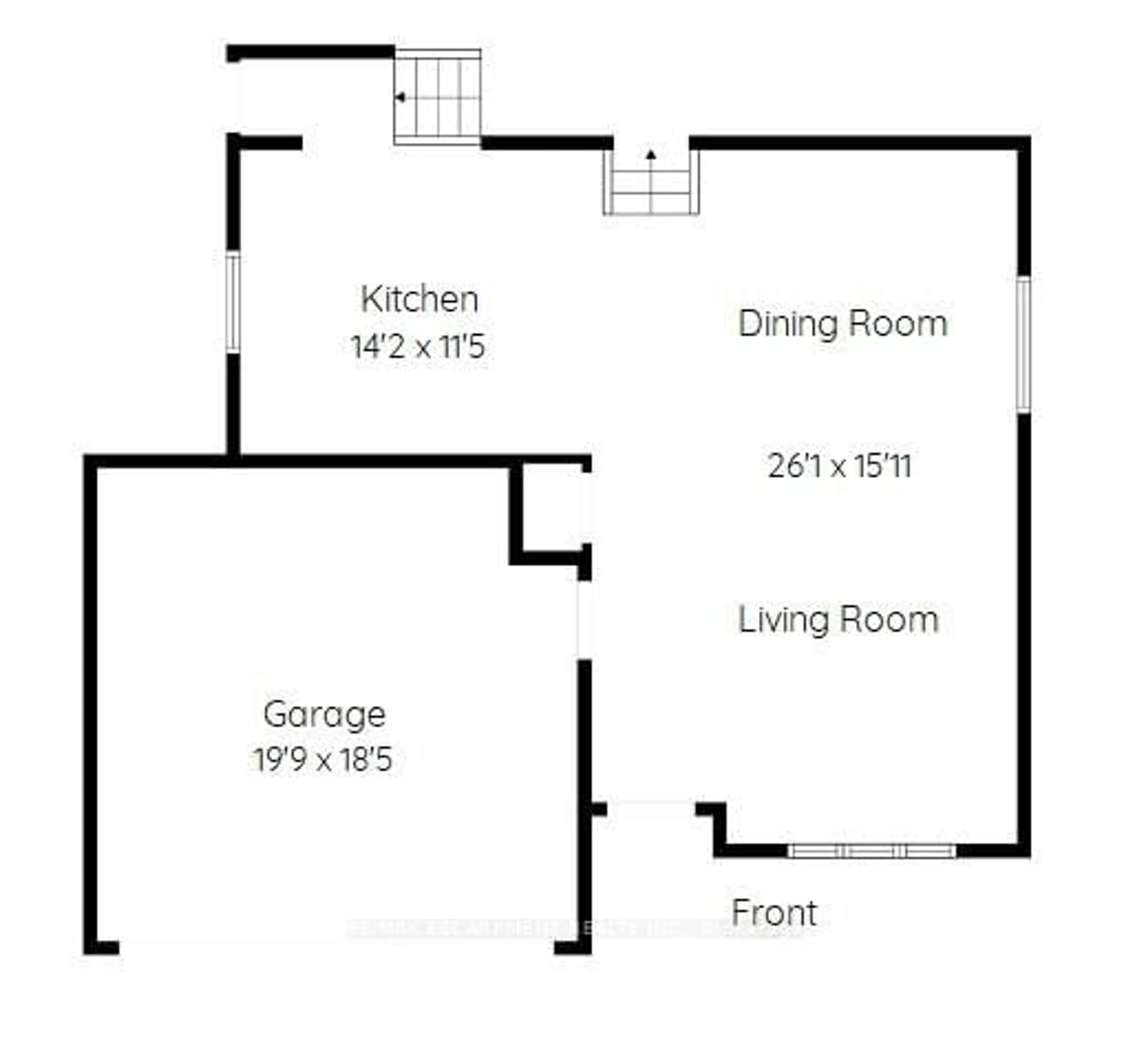 Floor plan for 16 Derbyshire St, Hamilton Ontario L9G 4X9