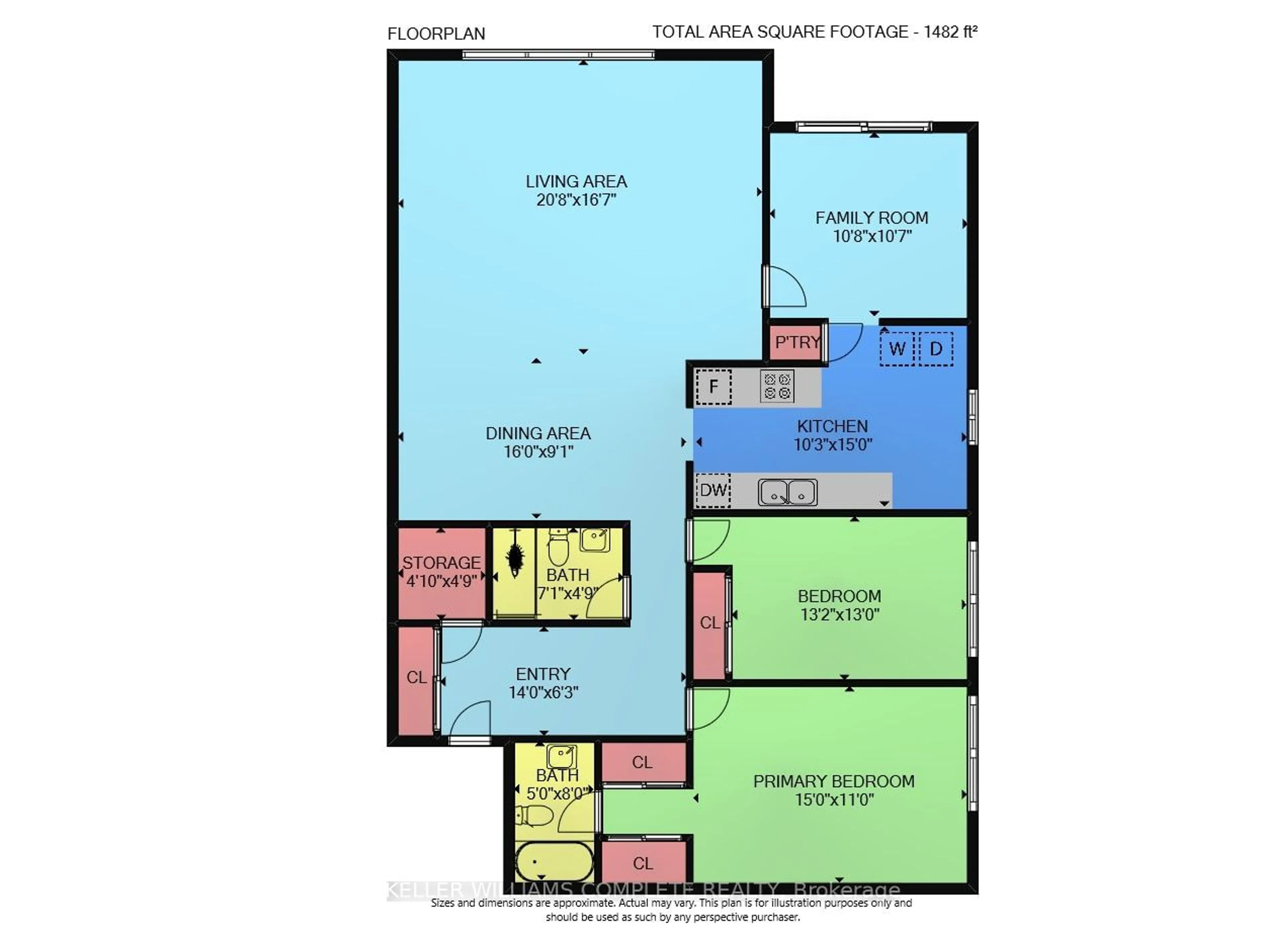 Floor plan for 28 Robinson St #401, Grimsby Ontario L3M 3C9