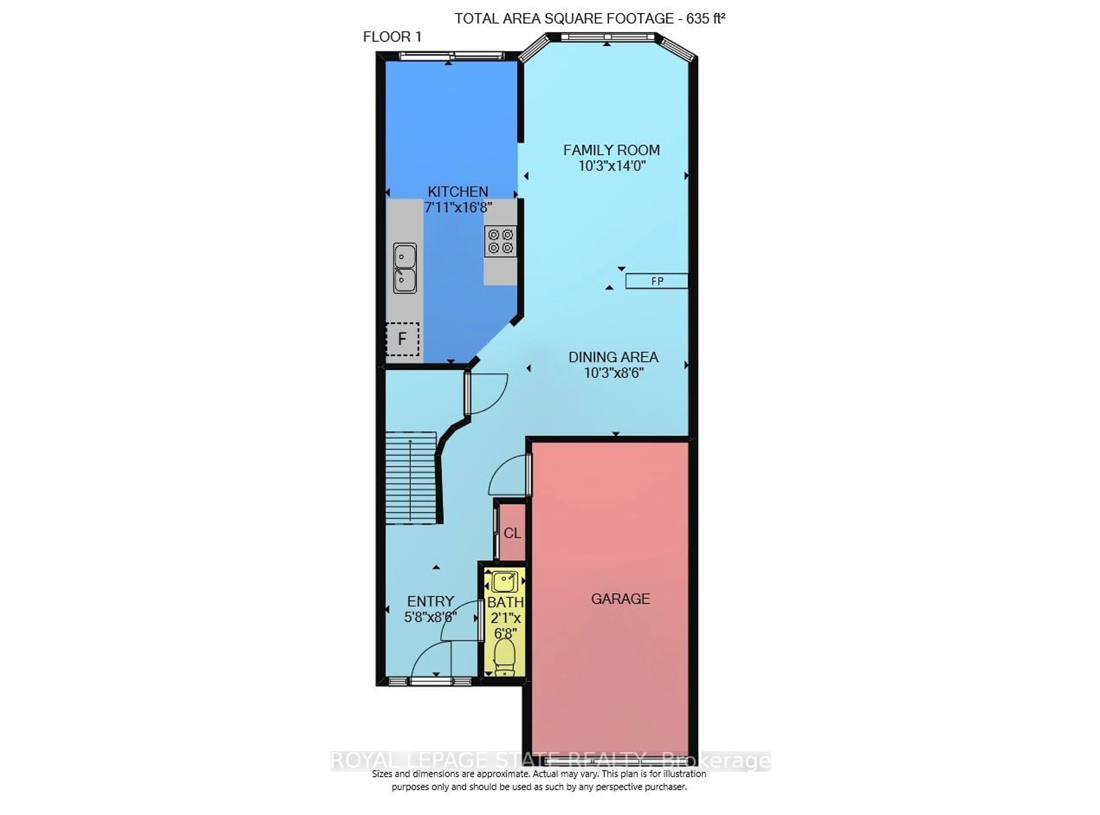 Floor plan for 502 Barton St #30, Hamilton Ontario L8E 5B5