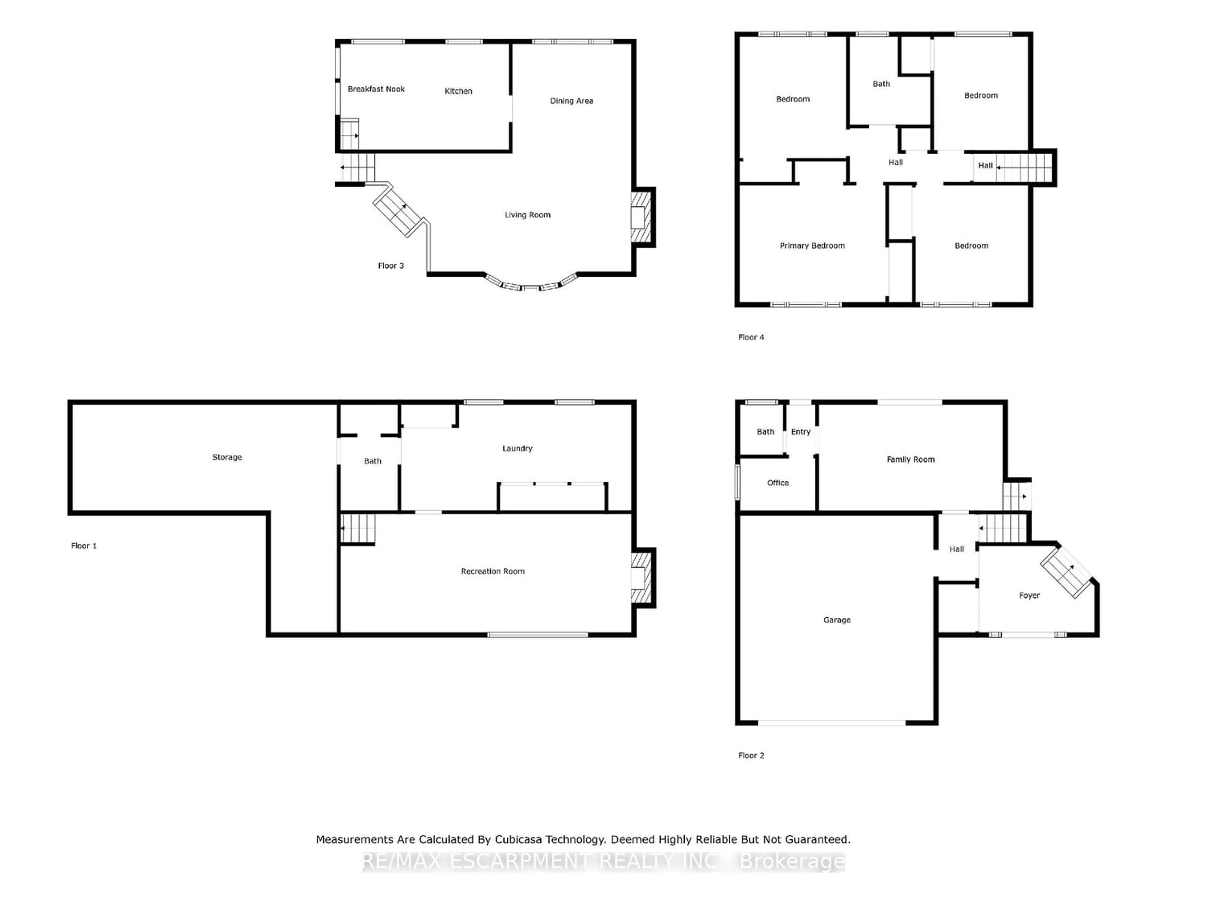 Floor plan for 52 Maple Dr, Hamilton Ontario L8G 3C2