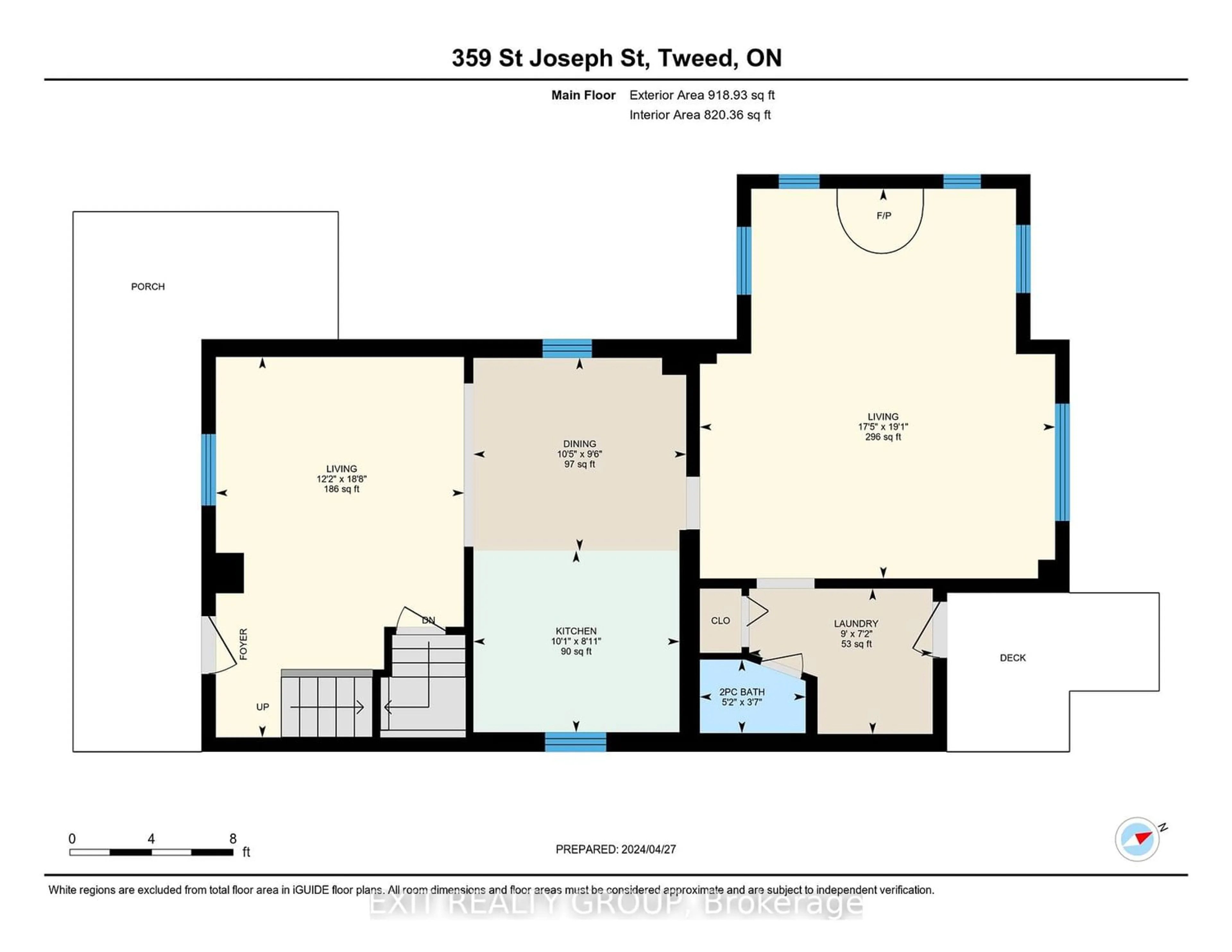 Floor plan for 359 St. Joseph St, Tweed Ontario K0K 3J0