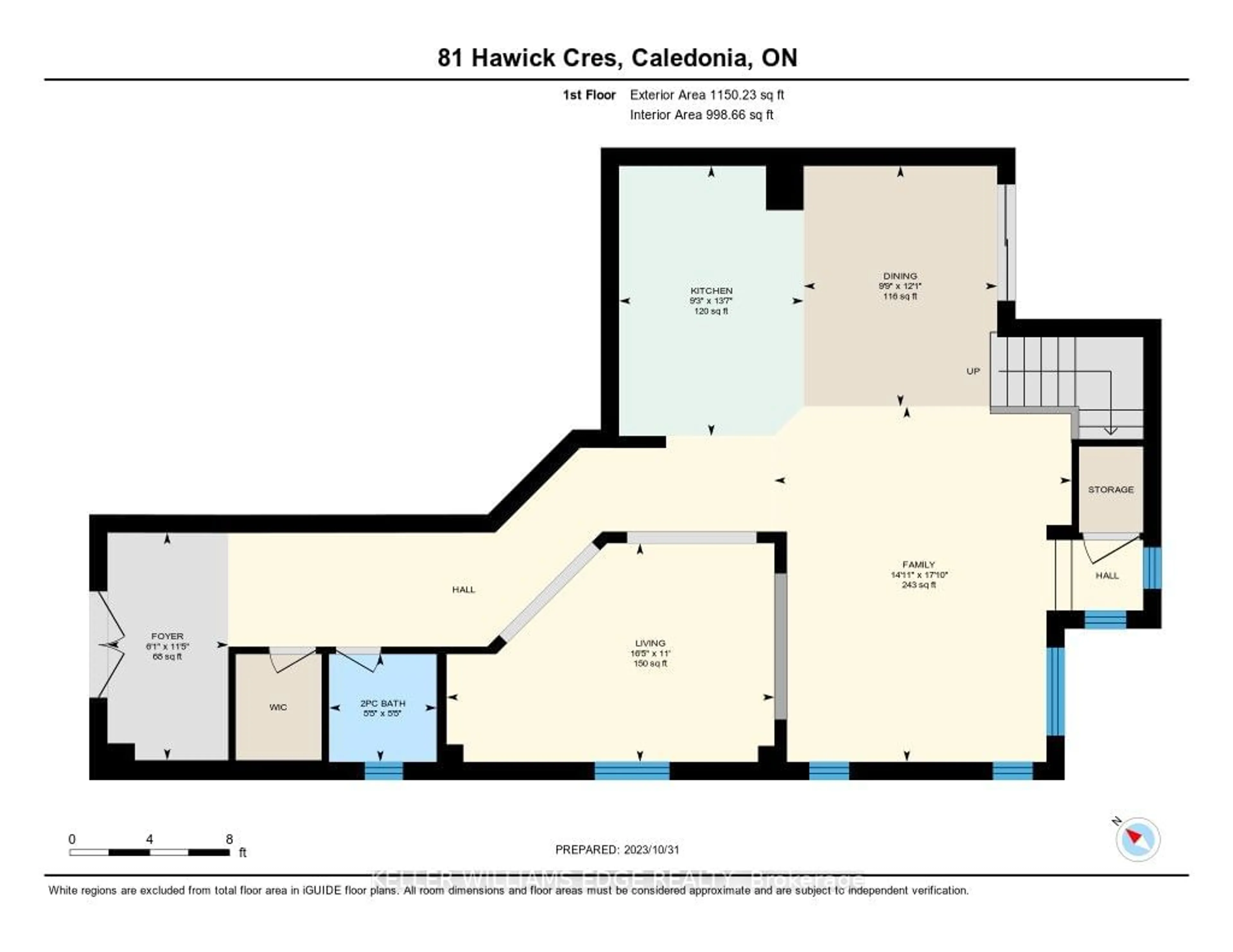 Floor plan for 81 Hawick Cres, Haldimand Ontario N3W 0G6
