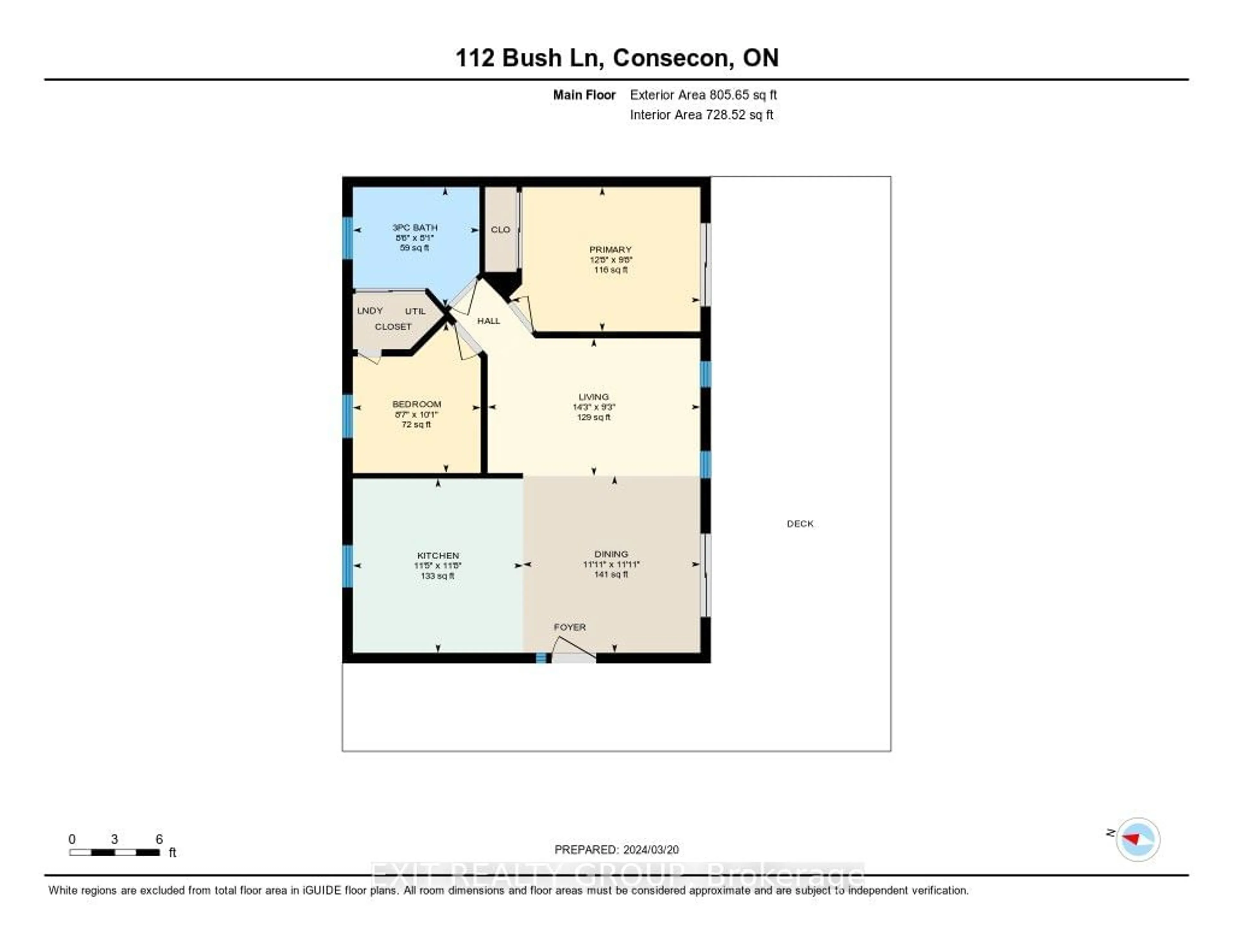 Floor plan for 112 Bush Lane, Prince Edward County Ontario K0K 1T0