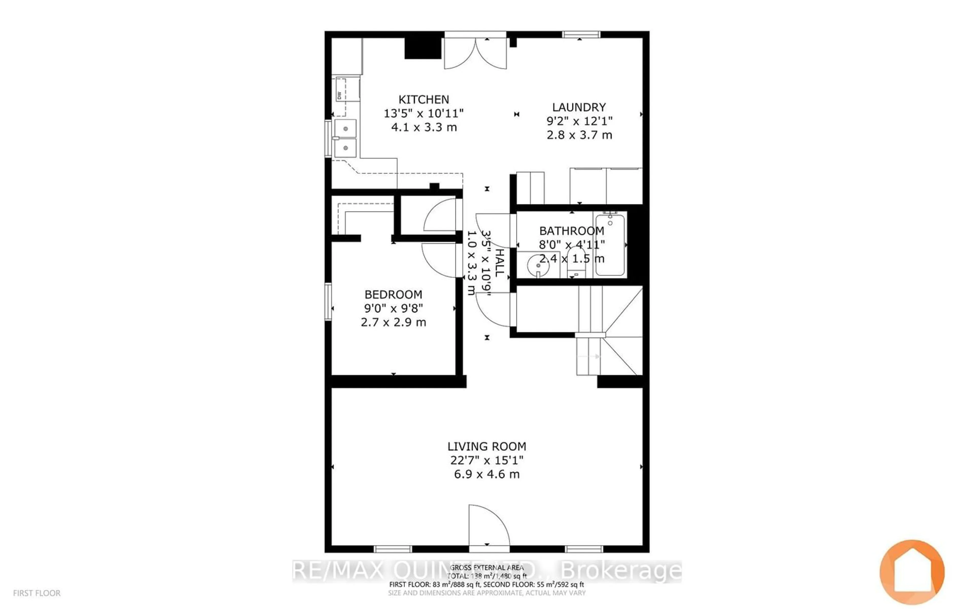 Floor plan for 19 Stephen St, Kingston Ontario K7K 2C2