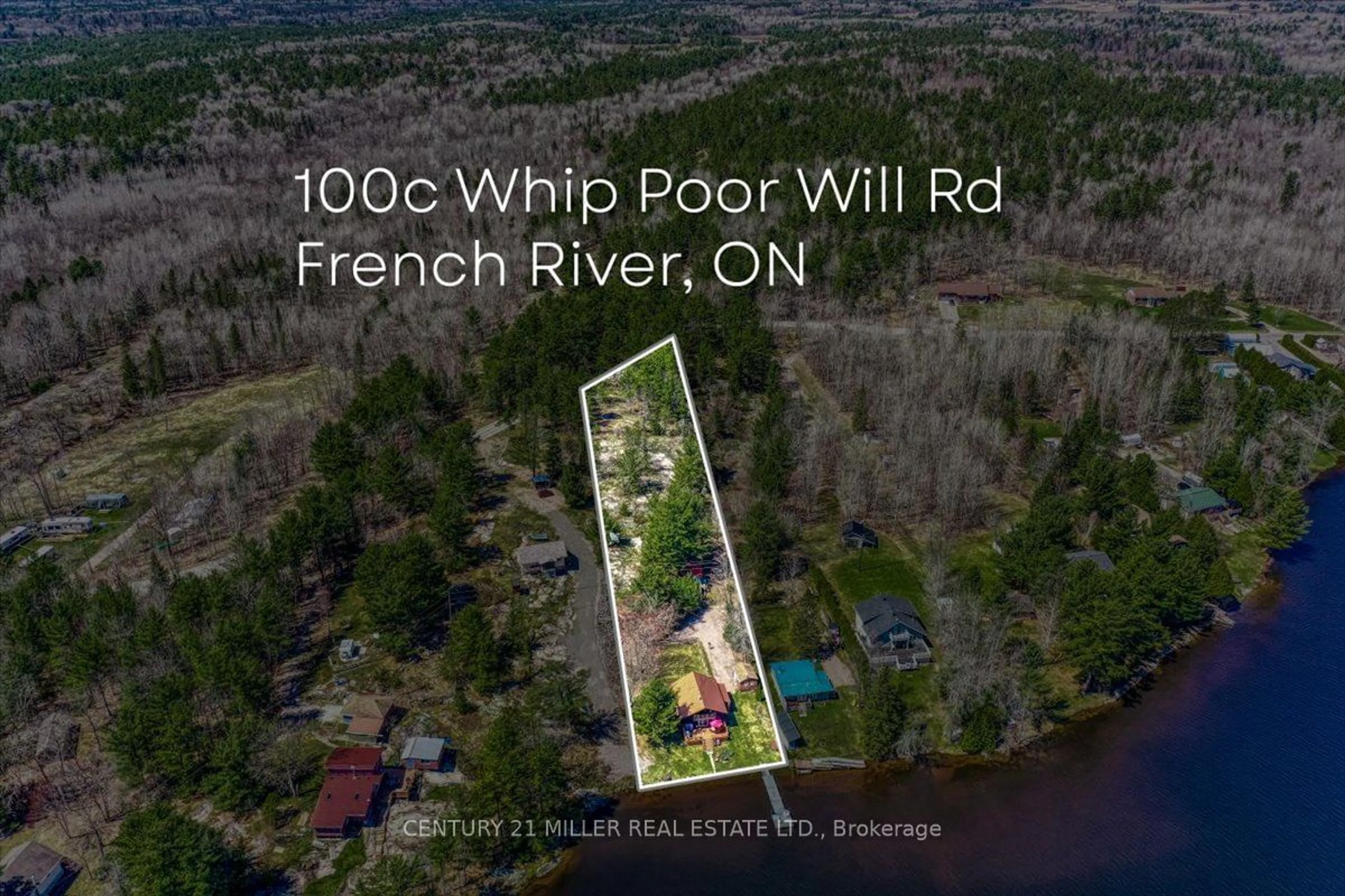 A pic from exterior of the house or condo for 100 Whippoorwill Rd, French River Ontario P0M 1A0