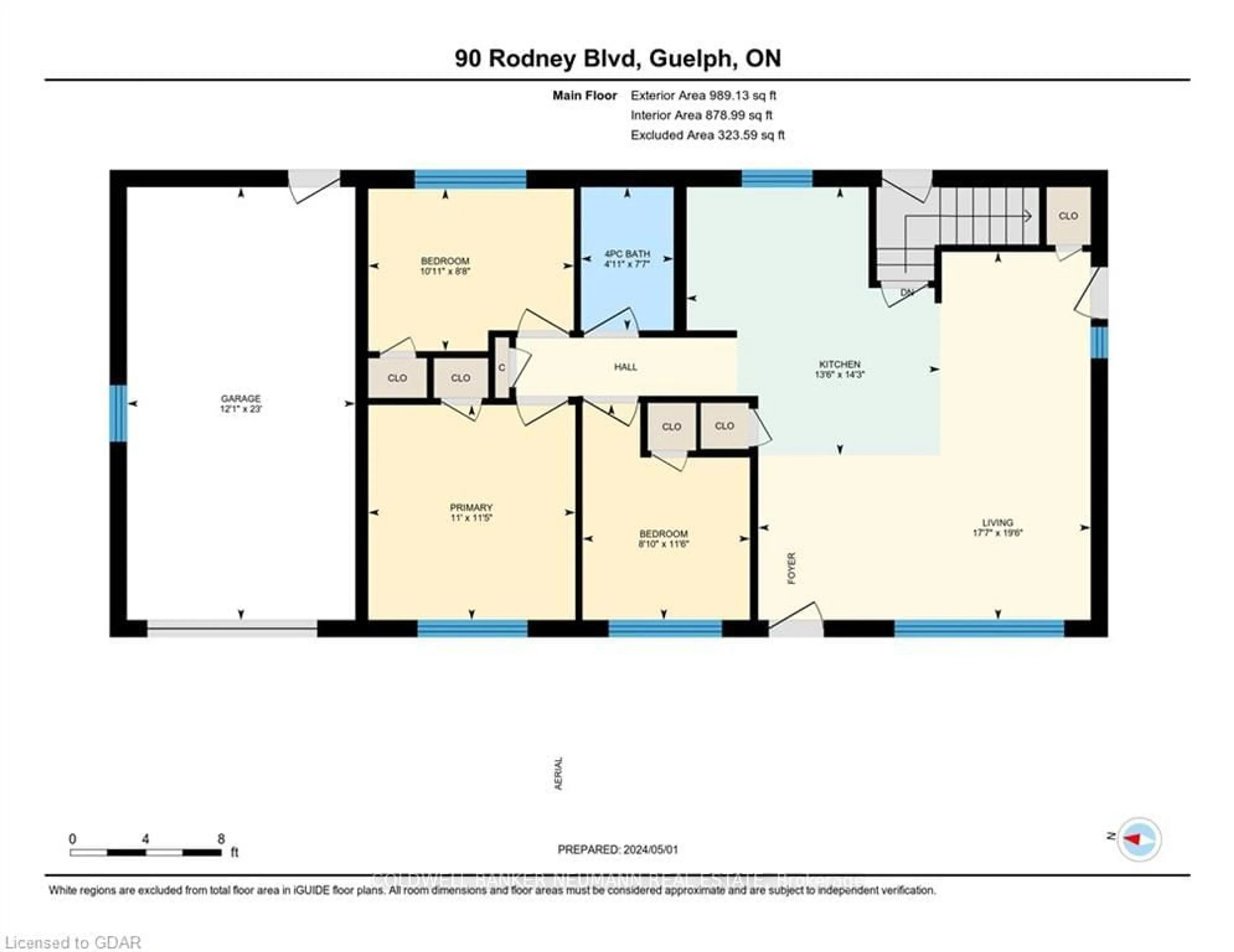 Floor plan for 90 Rodney Blvd, Guelph Ontario N1G 2H3