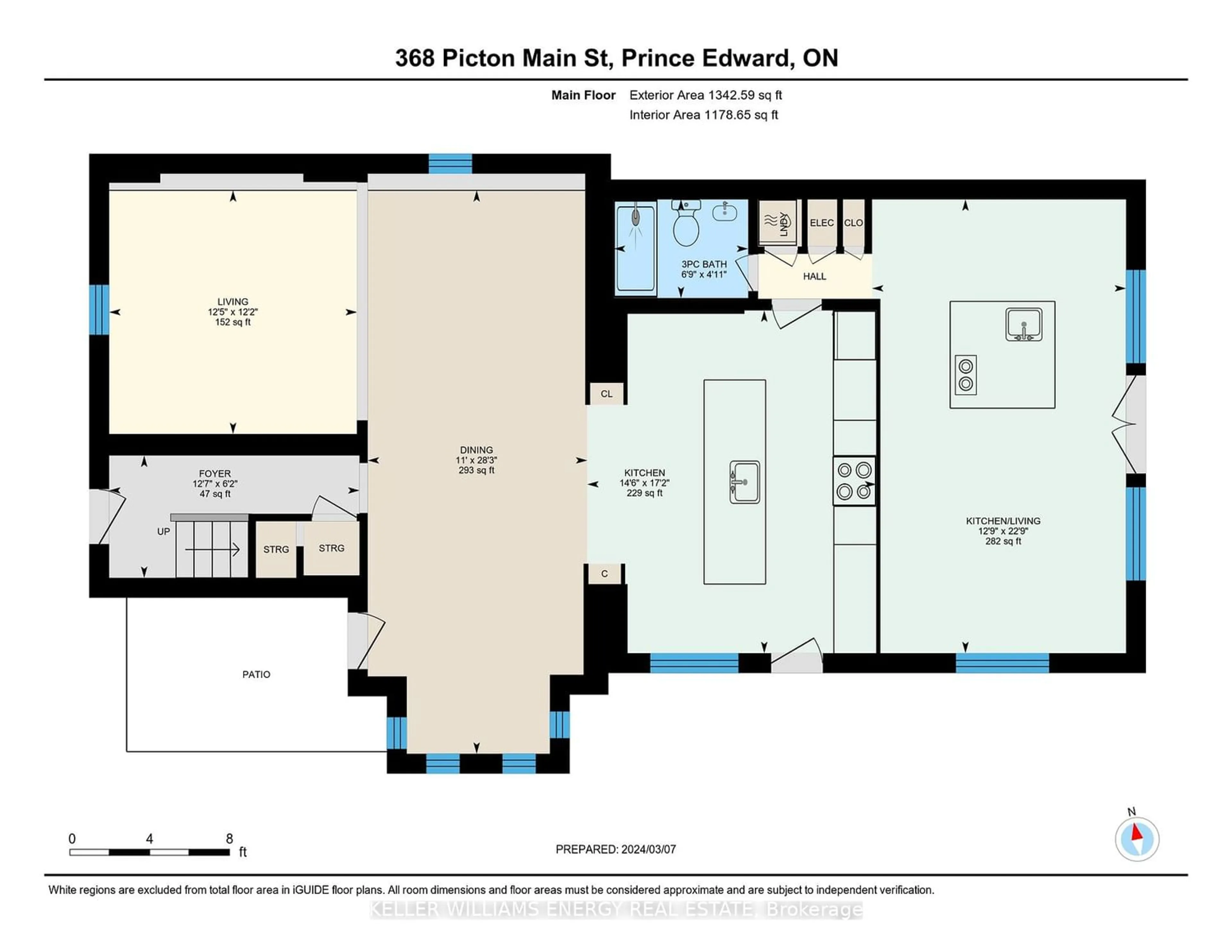 Floor plan for 368 Picton Main St, Prince Edward County Ontario K0K 2T0