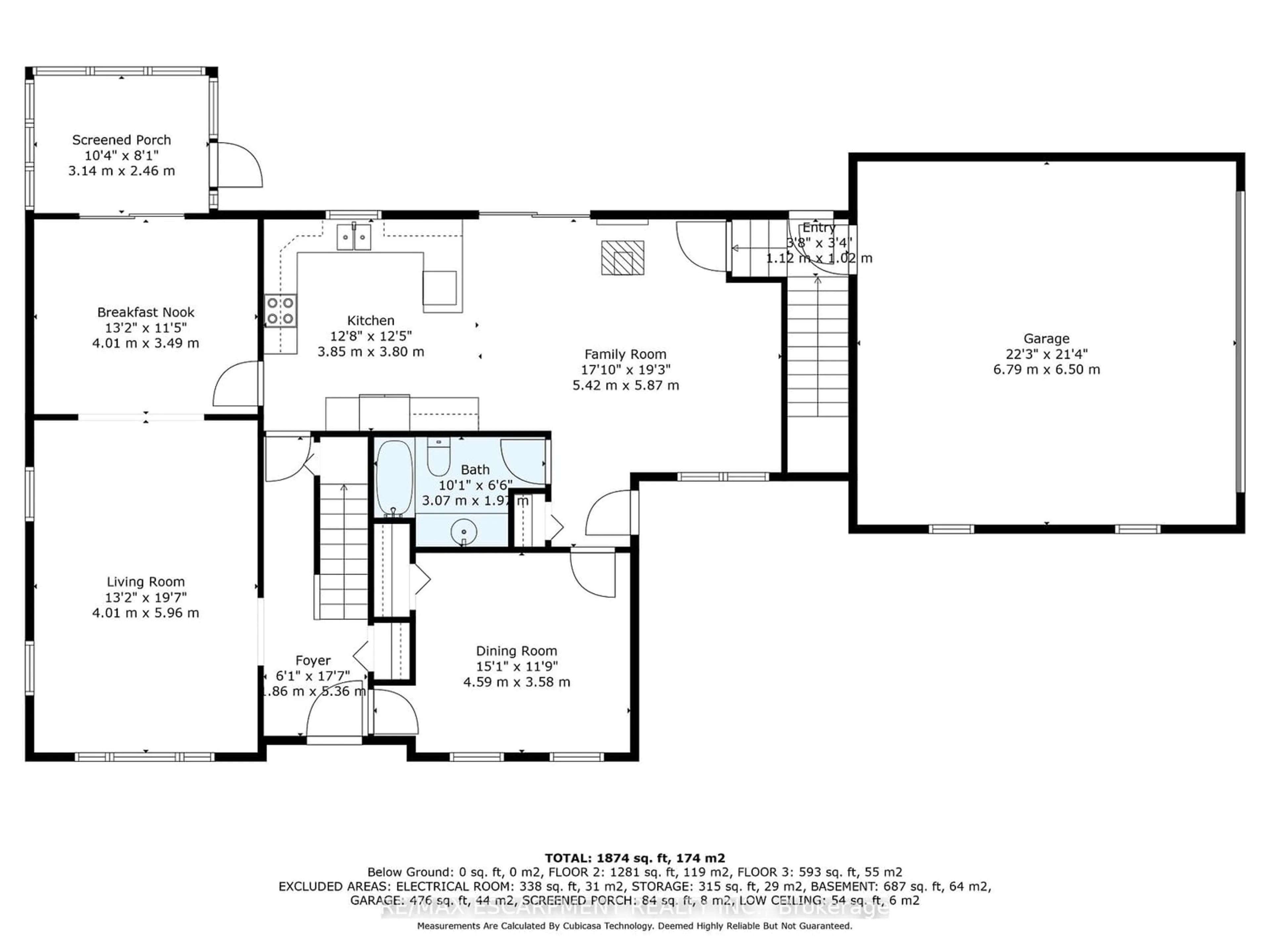 Floor plan for 376 Mcdowell Rd, Norfolk Ontario N3Y 4J9