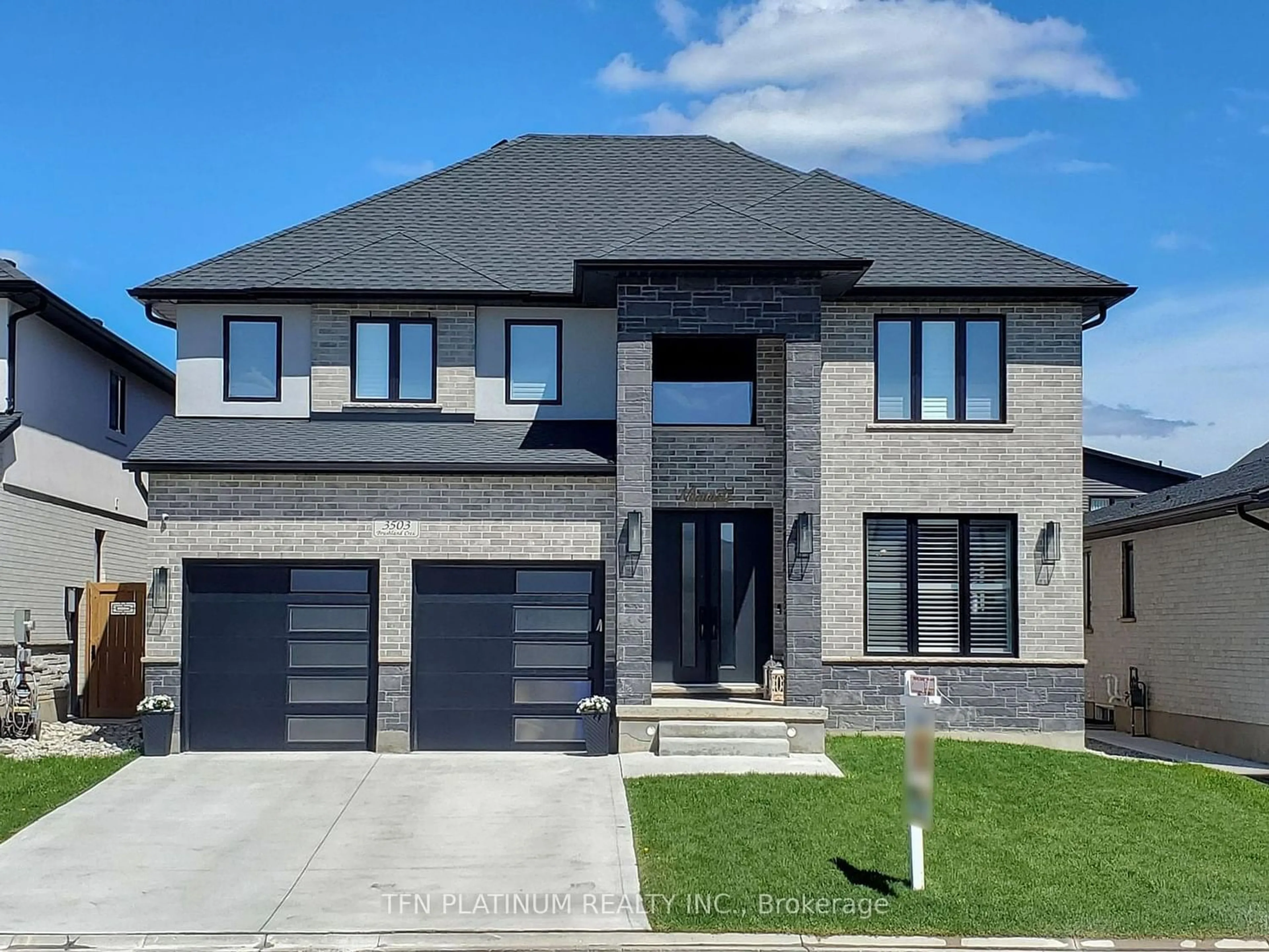Home with brick exterior material for 3503 Brushland Cres, London Ontario N6P 0H2