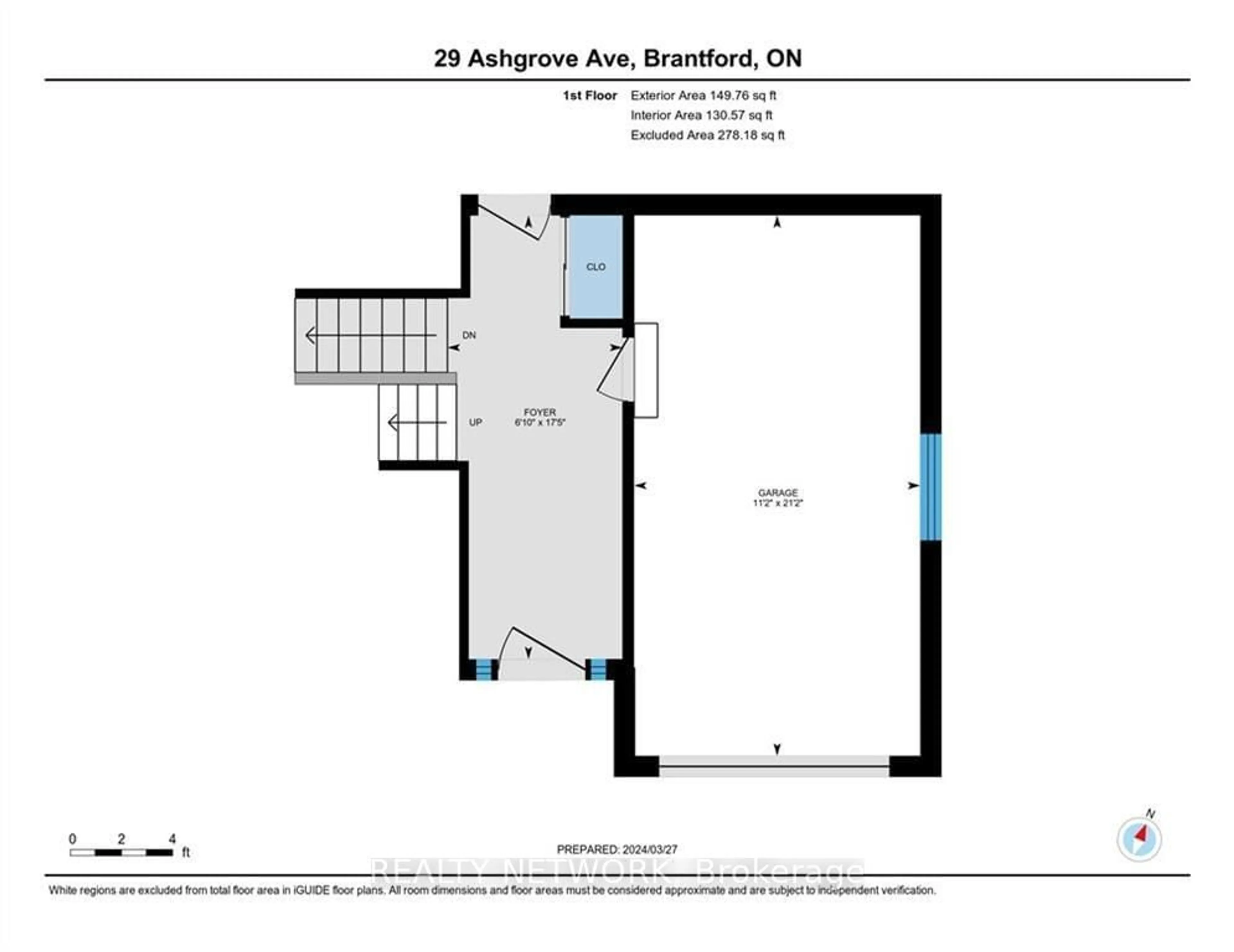 Floor plan for 29 Ashgrove Ave, Brantford Ontario N3R 6E1