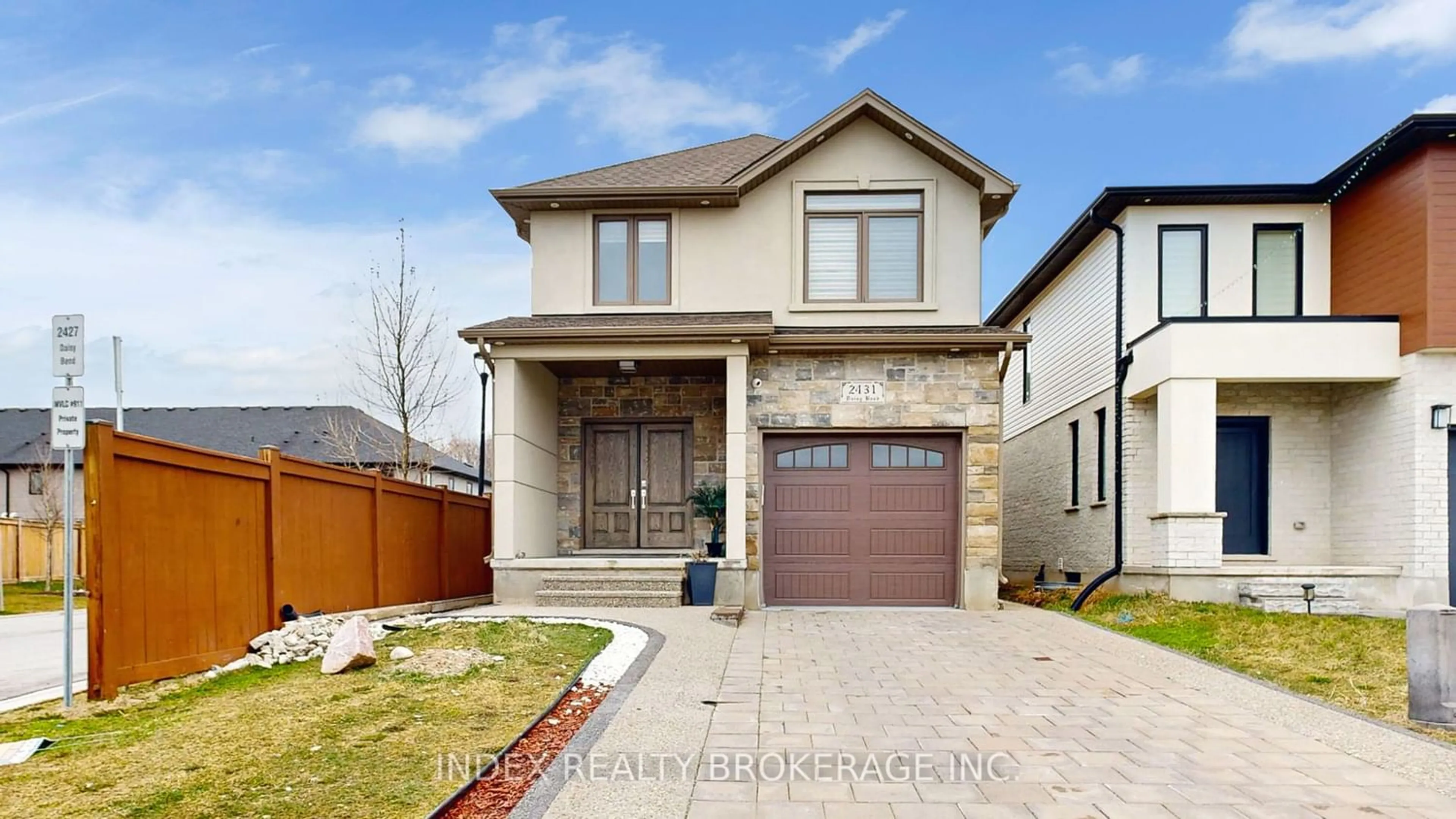 Frontside or backside of a home for 2431 Daisy Bend, London Ontario N6M 0G9