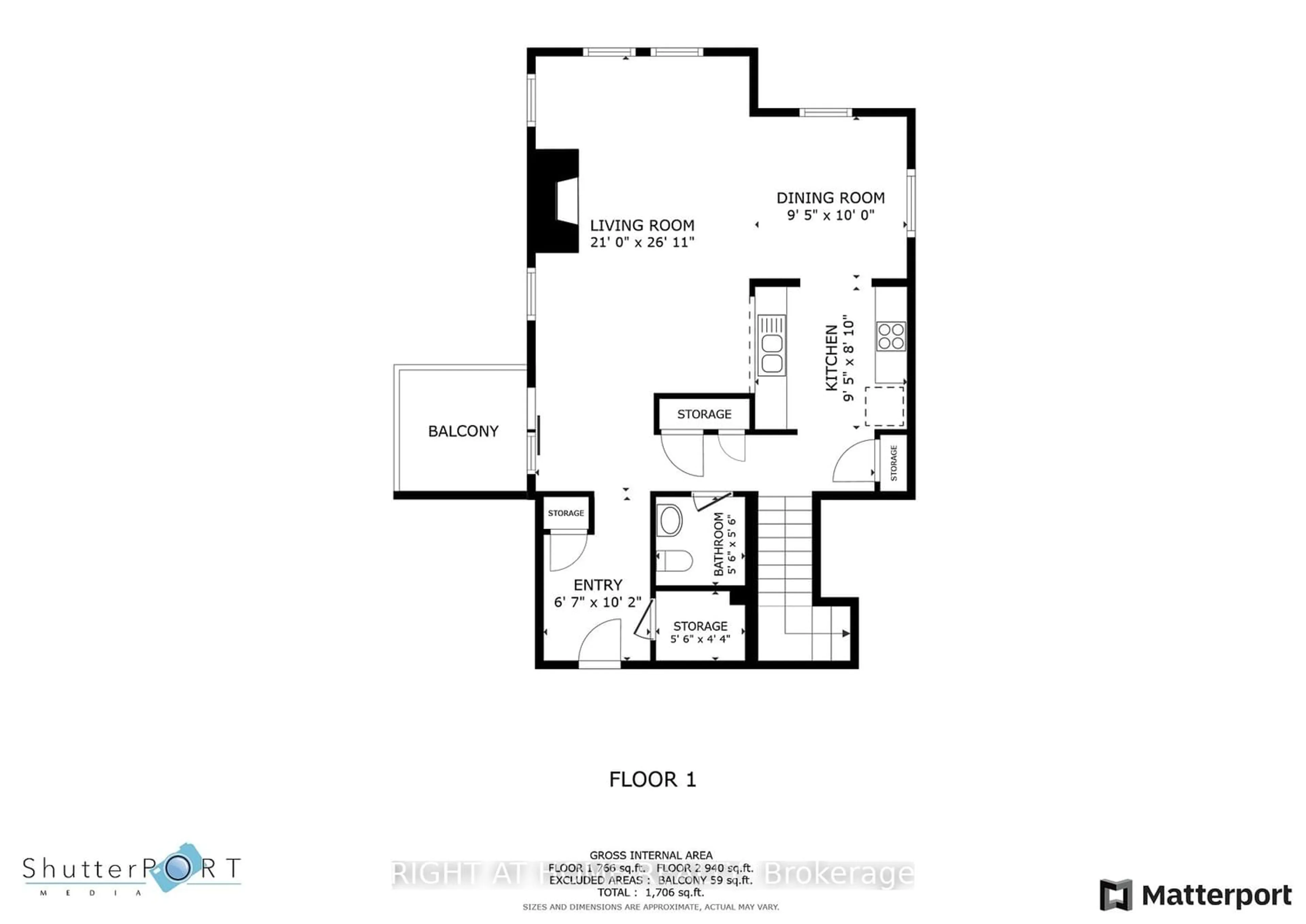 Floor plan for 169 Jozo Weider Blvd #222, Blue Mountains Ontario L9Y 0P7