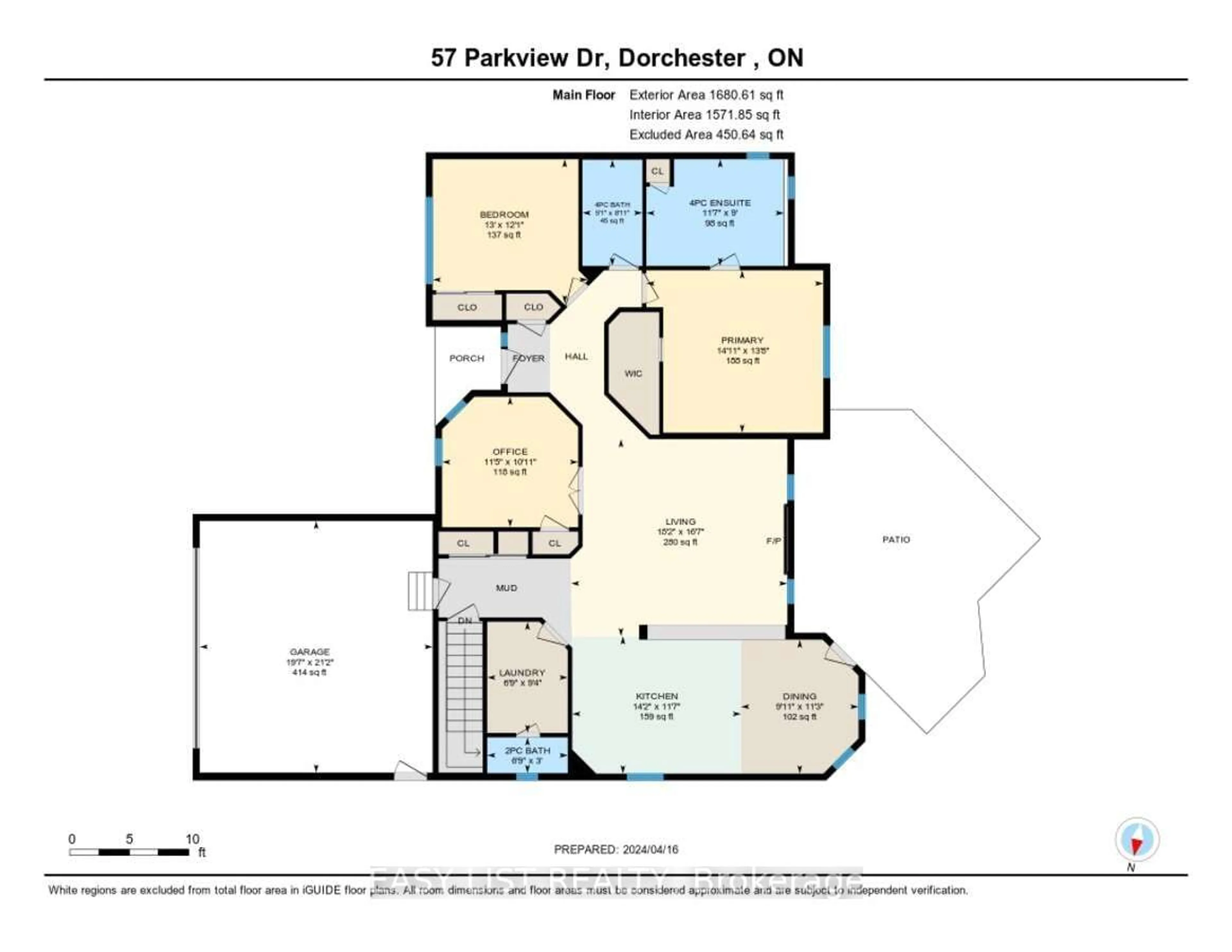 Floor plan for 57 Parkview Dr, Thames Centre Ontario N0L 1G2