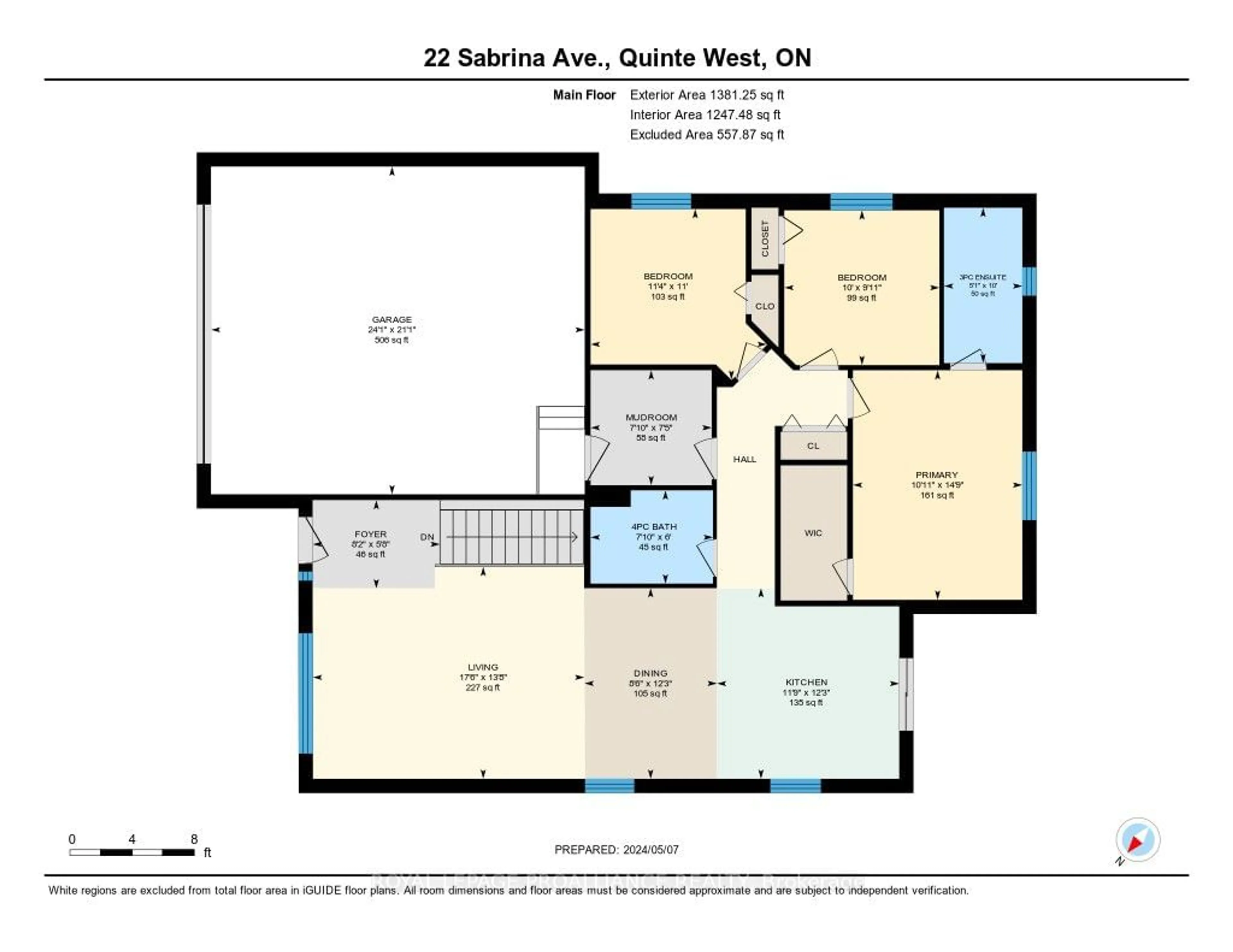 Floor plan for 22 Sabrina Ave, Quinte West Ontario K8V 0J8