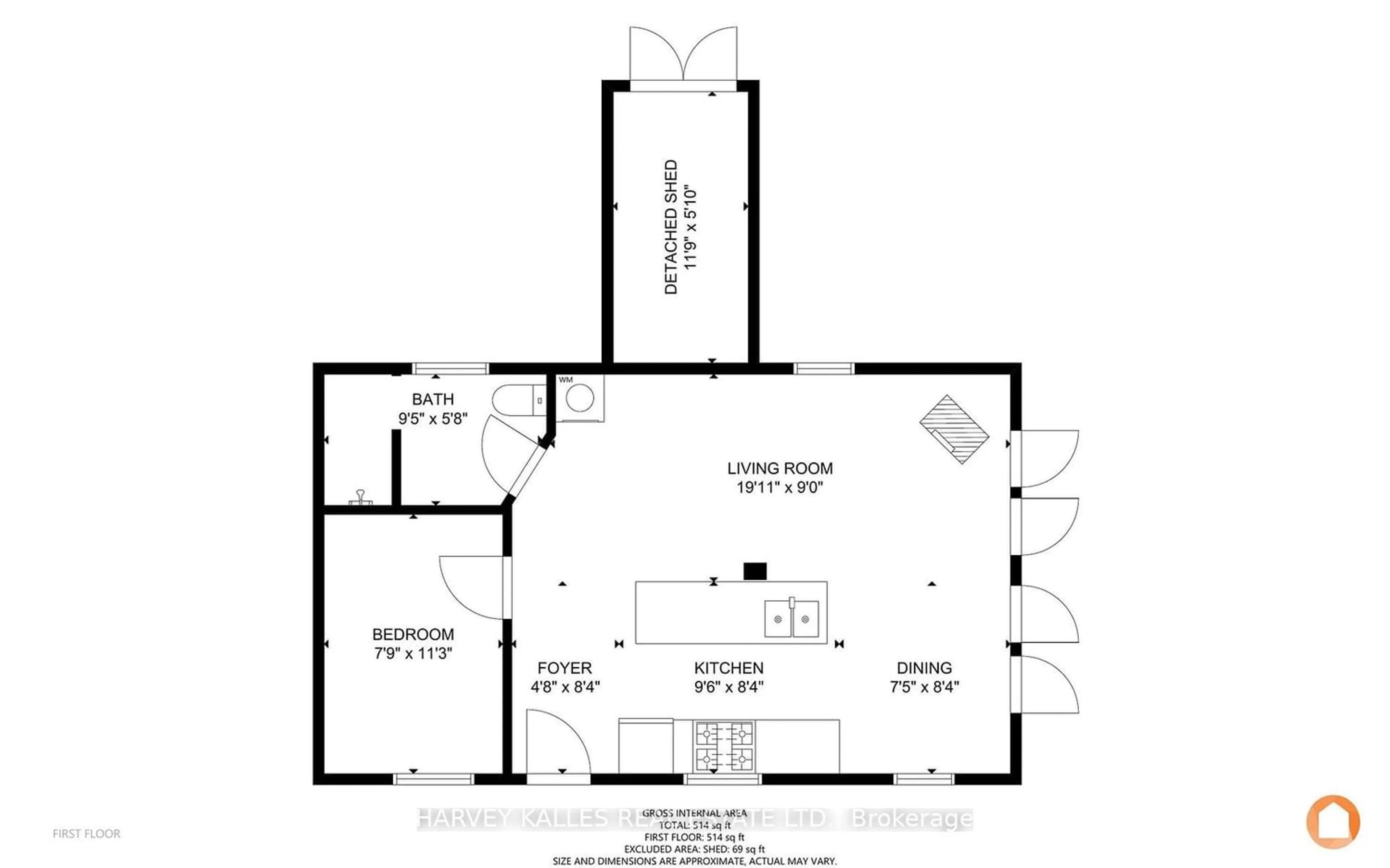 Floor plan for 19 Pc Lane, Prince Edward County Ontario K0K 2T0