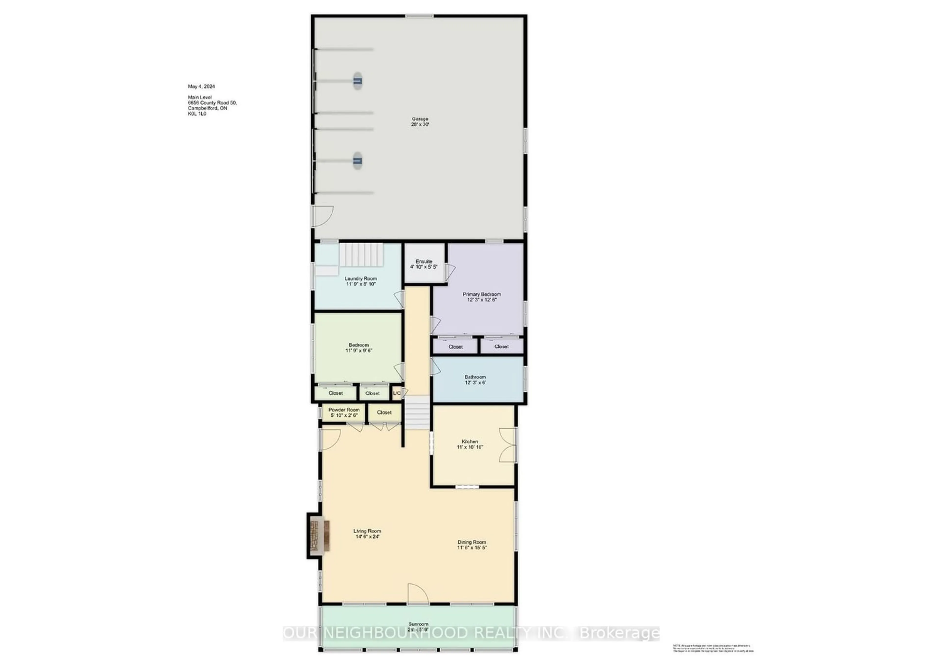 Floor plan for 6656 County Road 50 Rd, Trent Hills Ontario K0K 1L0