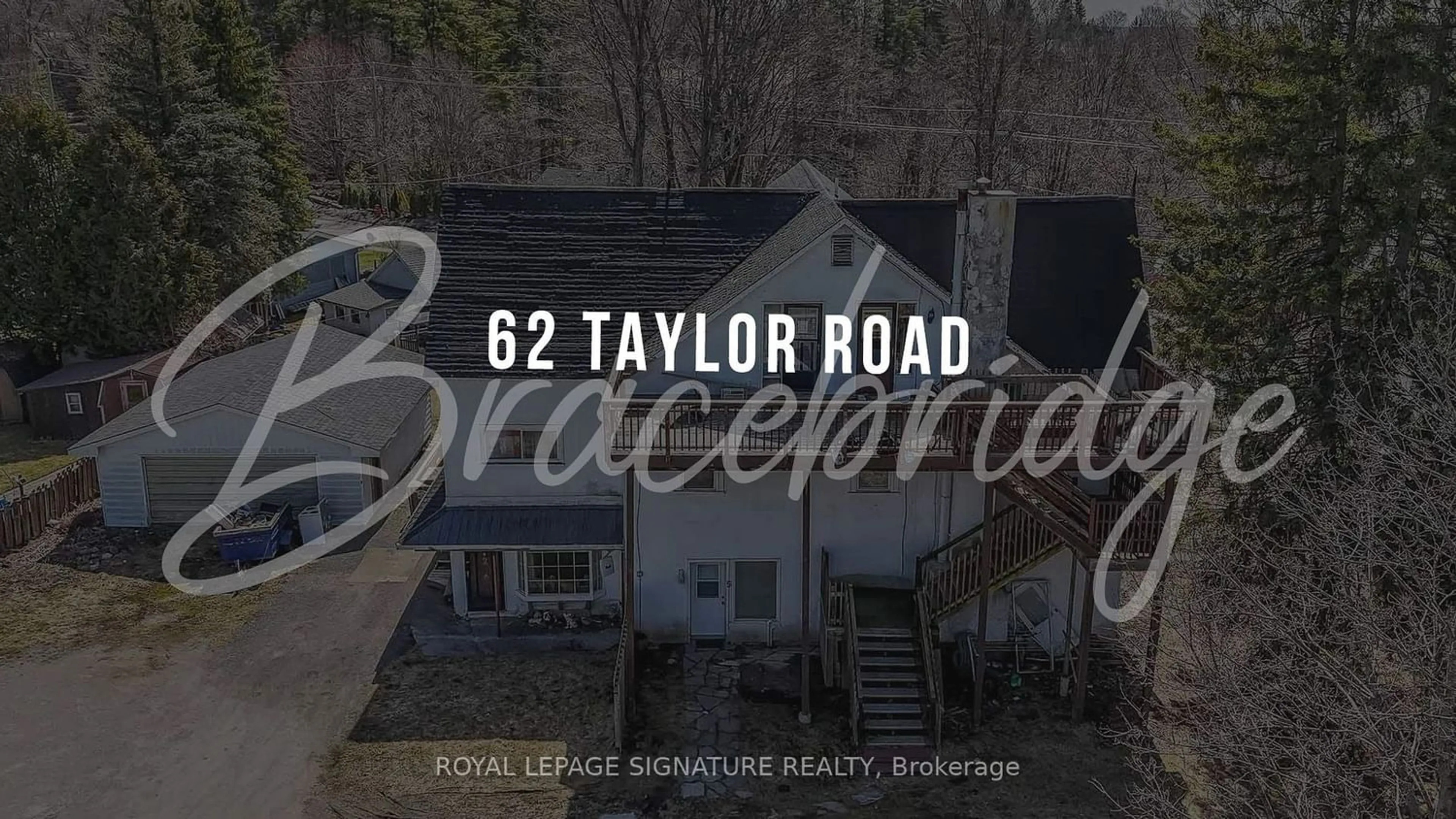 Street view for 62 Taylor Rd, Bracebridge Ontario P1L 1K1