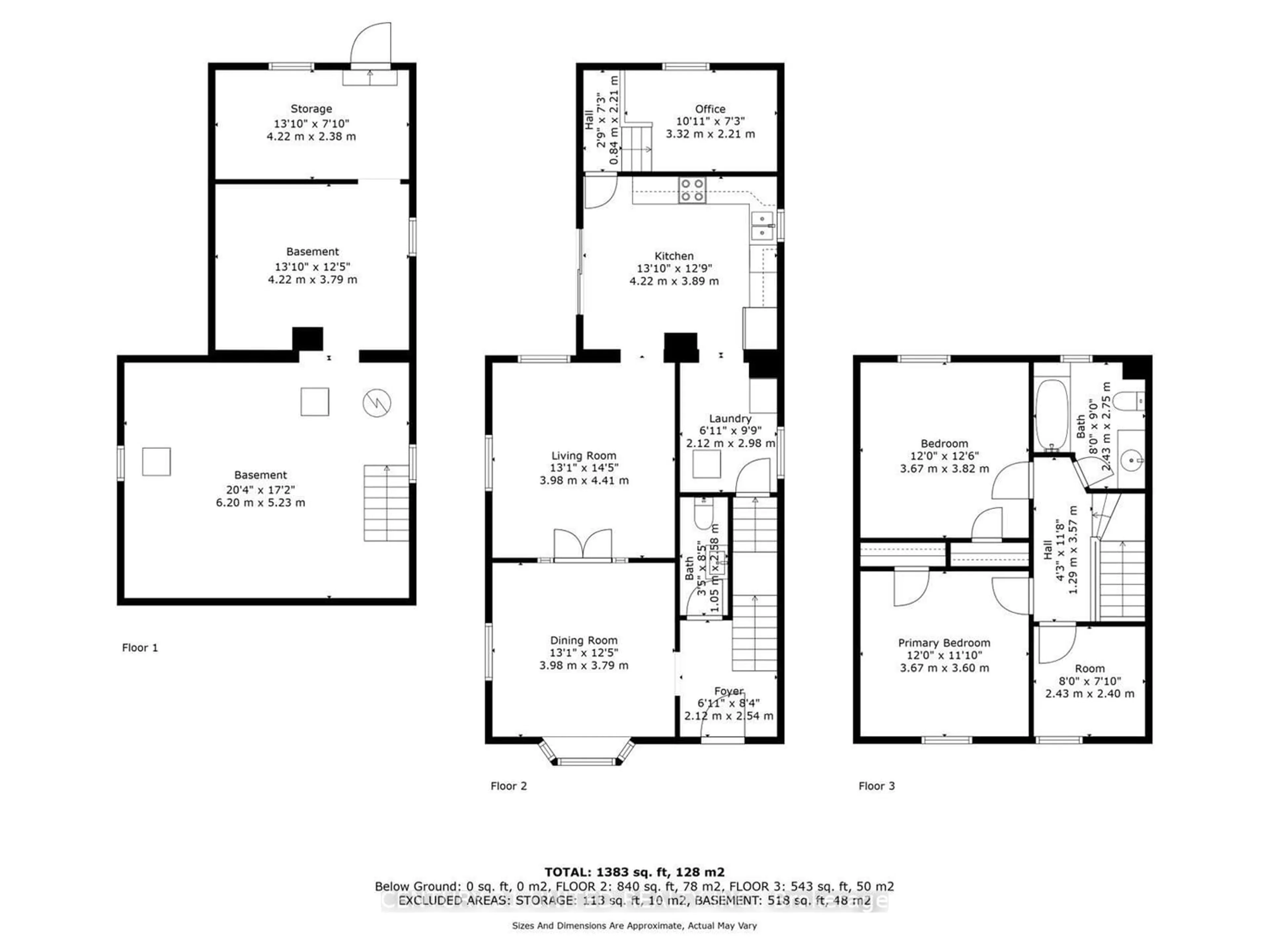 Floor plan for 601 Rubidge St, Peterborough Ontario K9H 4E9
