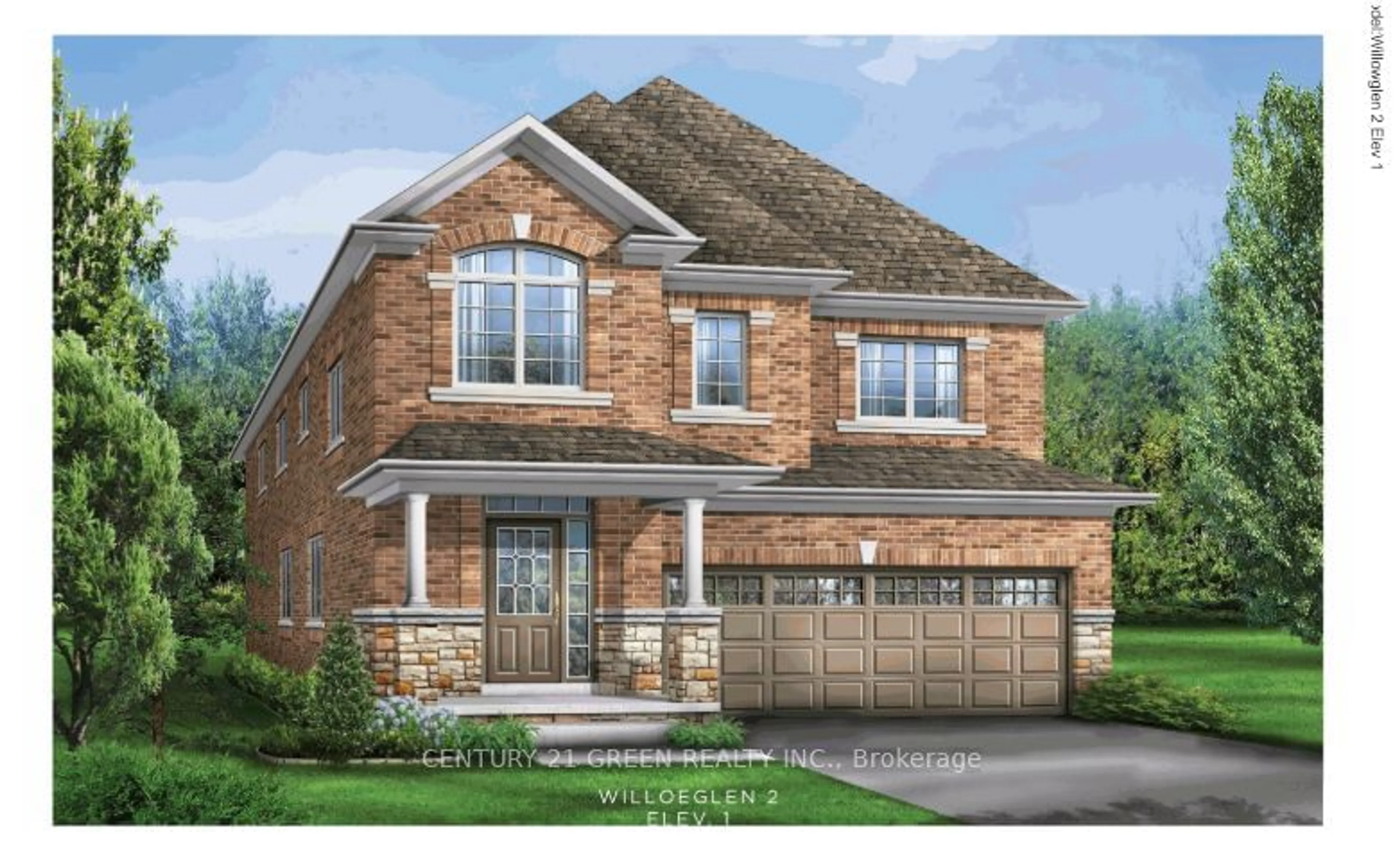 Home with brick exterior material for Lot 27 Bloomfield Cres Cres, Cambridge Ontario N1R 5S2